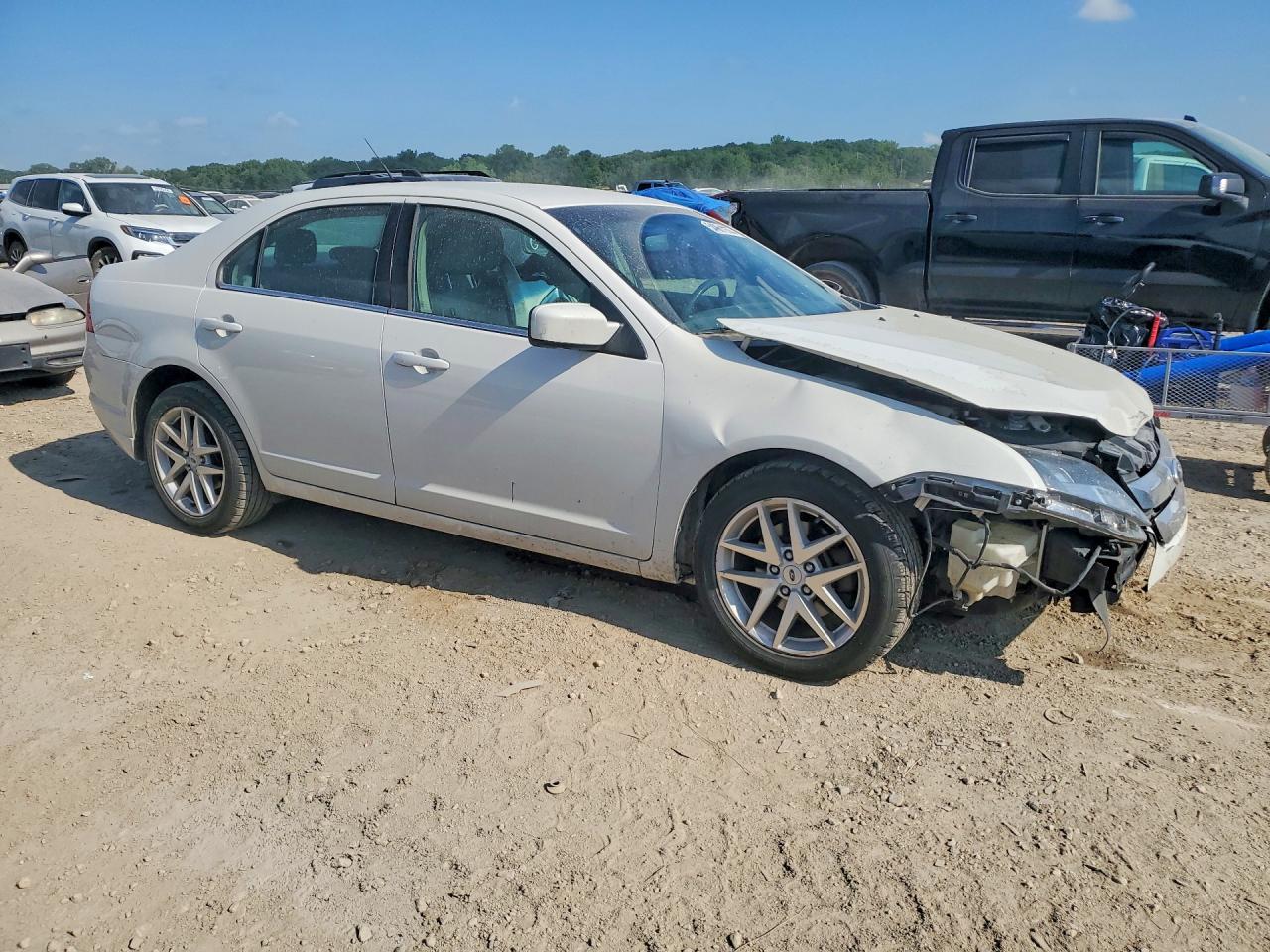 2012 Ford Fusion Sel White vin: 3FAHP0JA6CR303316
