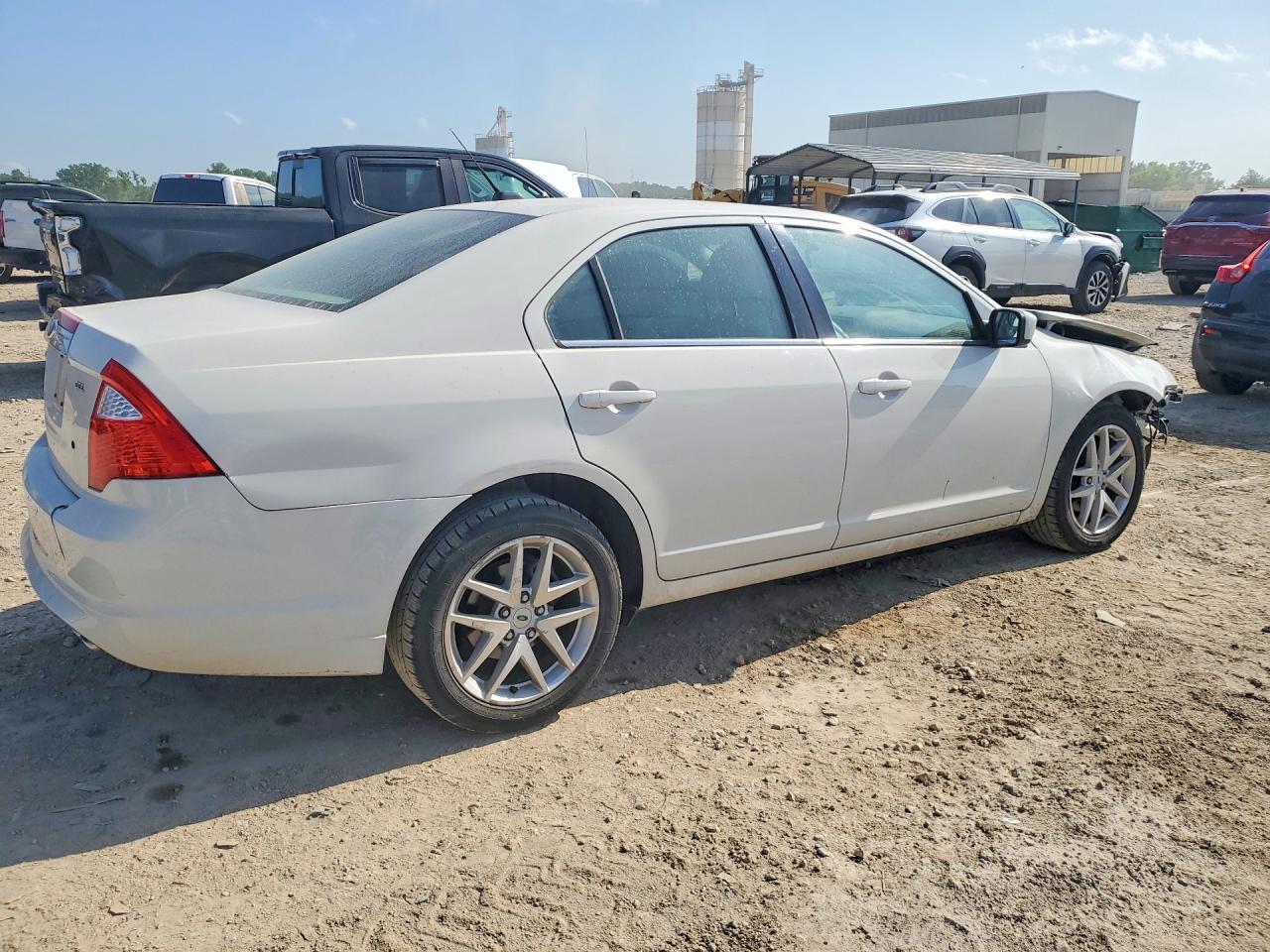 2012 Ford Fusion Sel White vin: 3FAHP0JA6CR303316