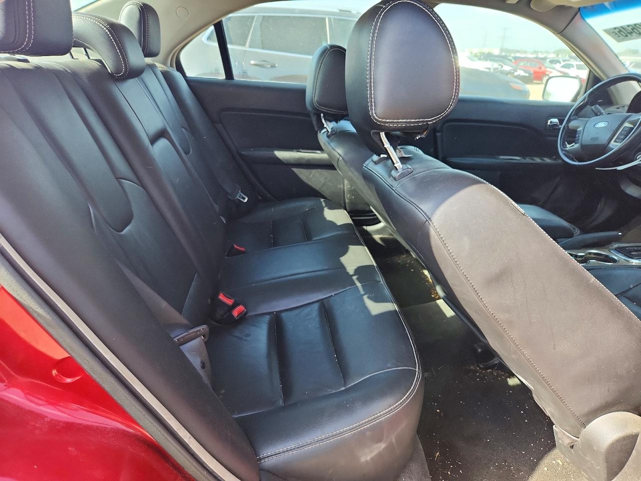 2012 Ford Fusion Sel Red vin: 3FAHP0JA6CR433984