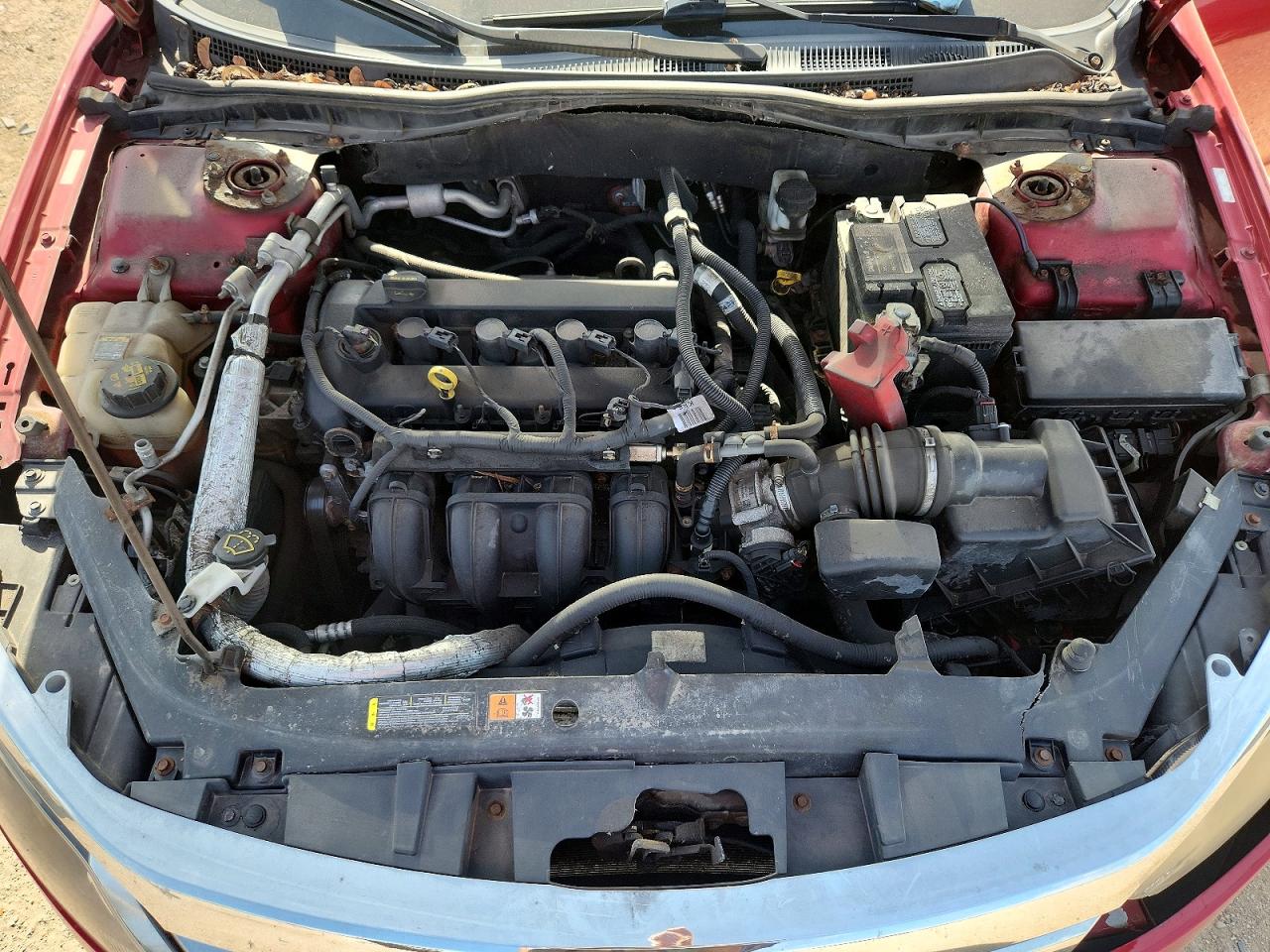 2012 Ford Fusion Sel Red vin: 3FAHP0JA6CR433984