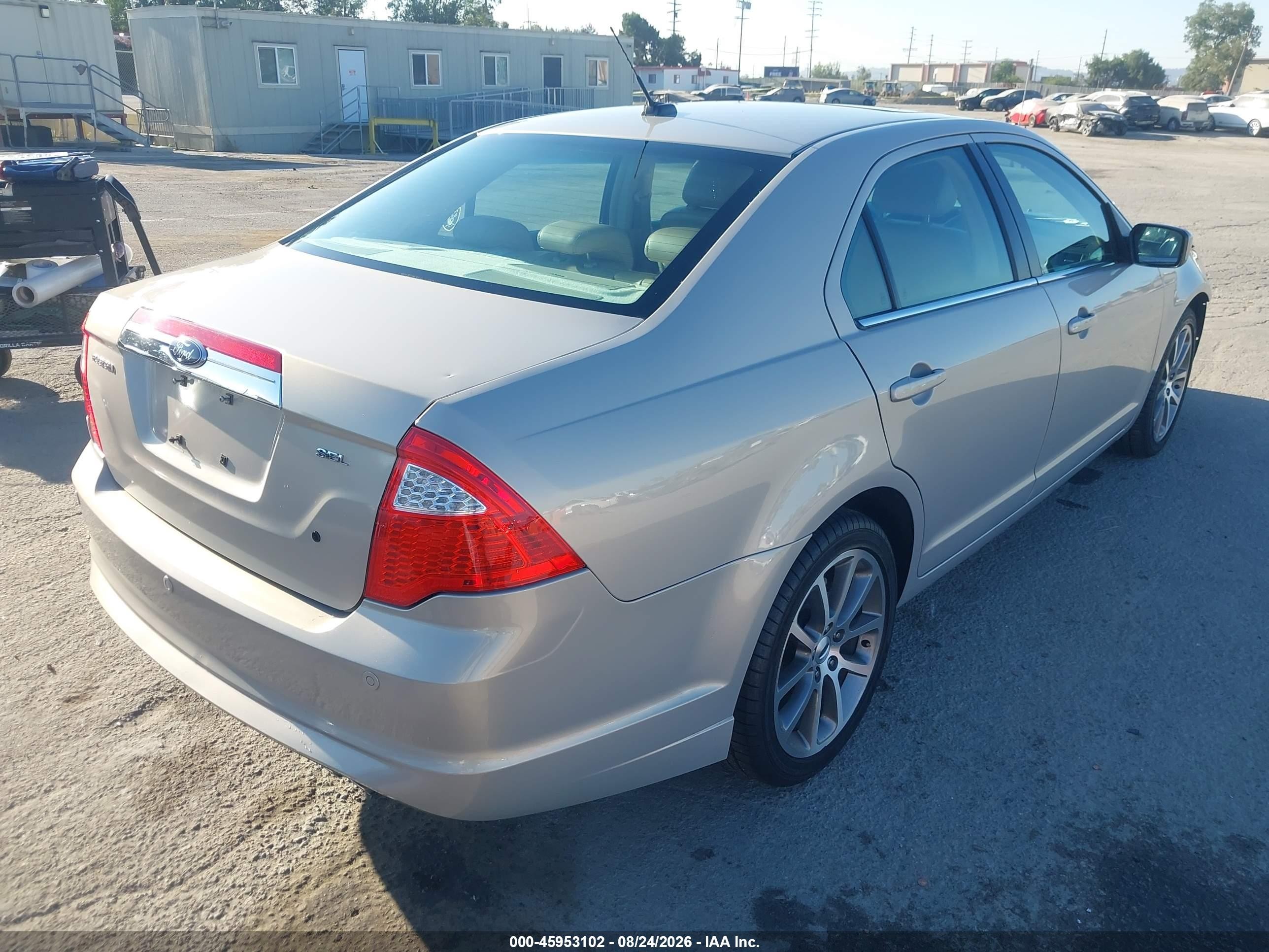 2010 Ford Fusion Sel Champagne vin: 3FAHP0JA8AR133702