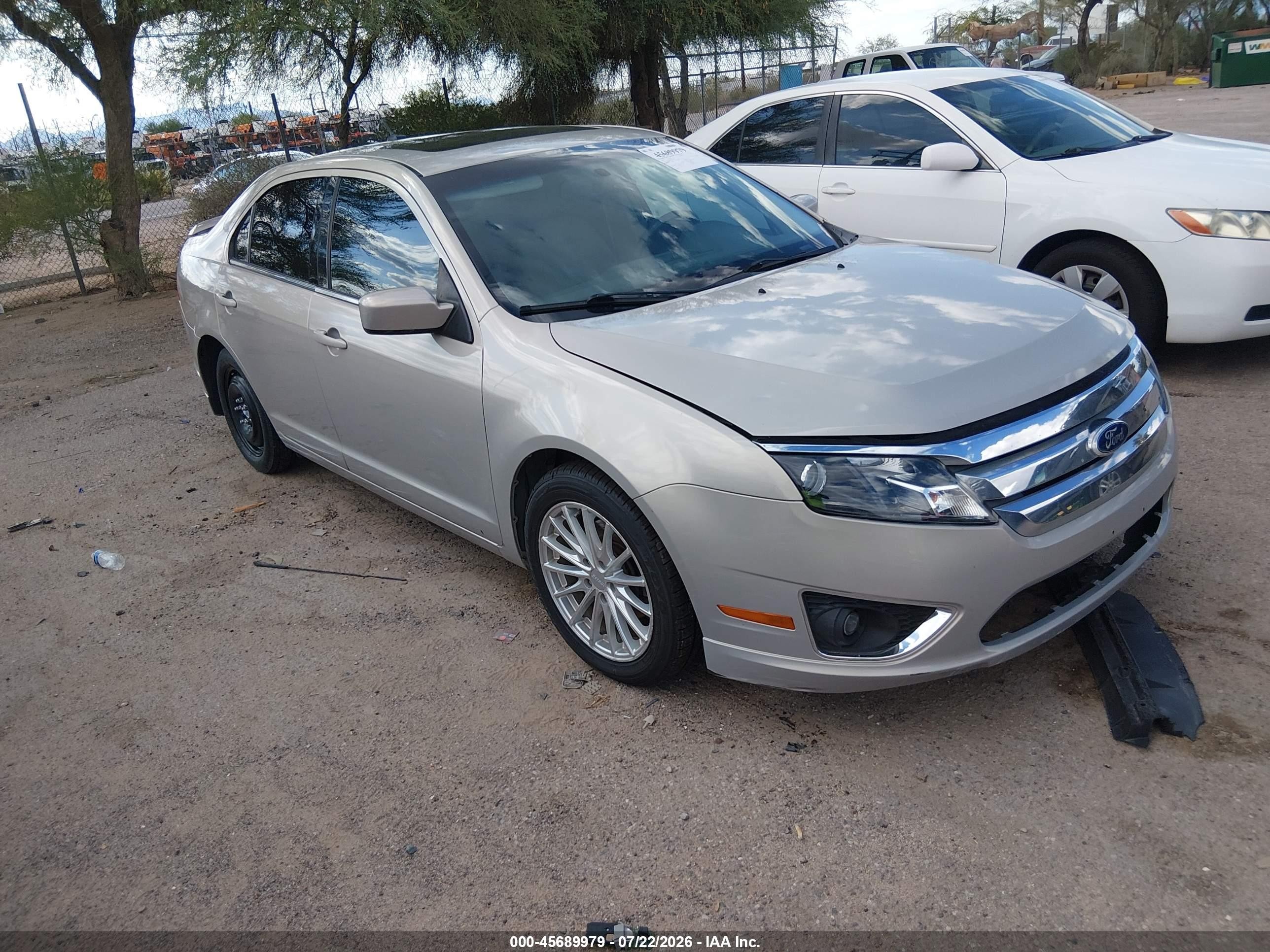 2010 Ford Fusion Sel Beige vin: 3FAHP0JA8AR317439
