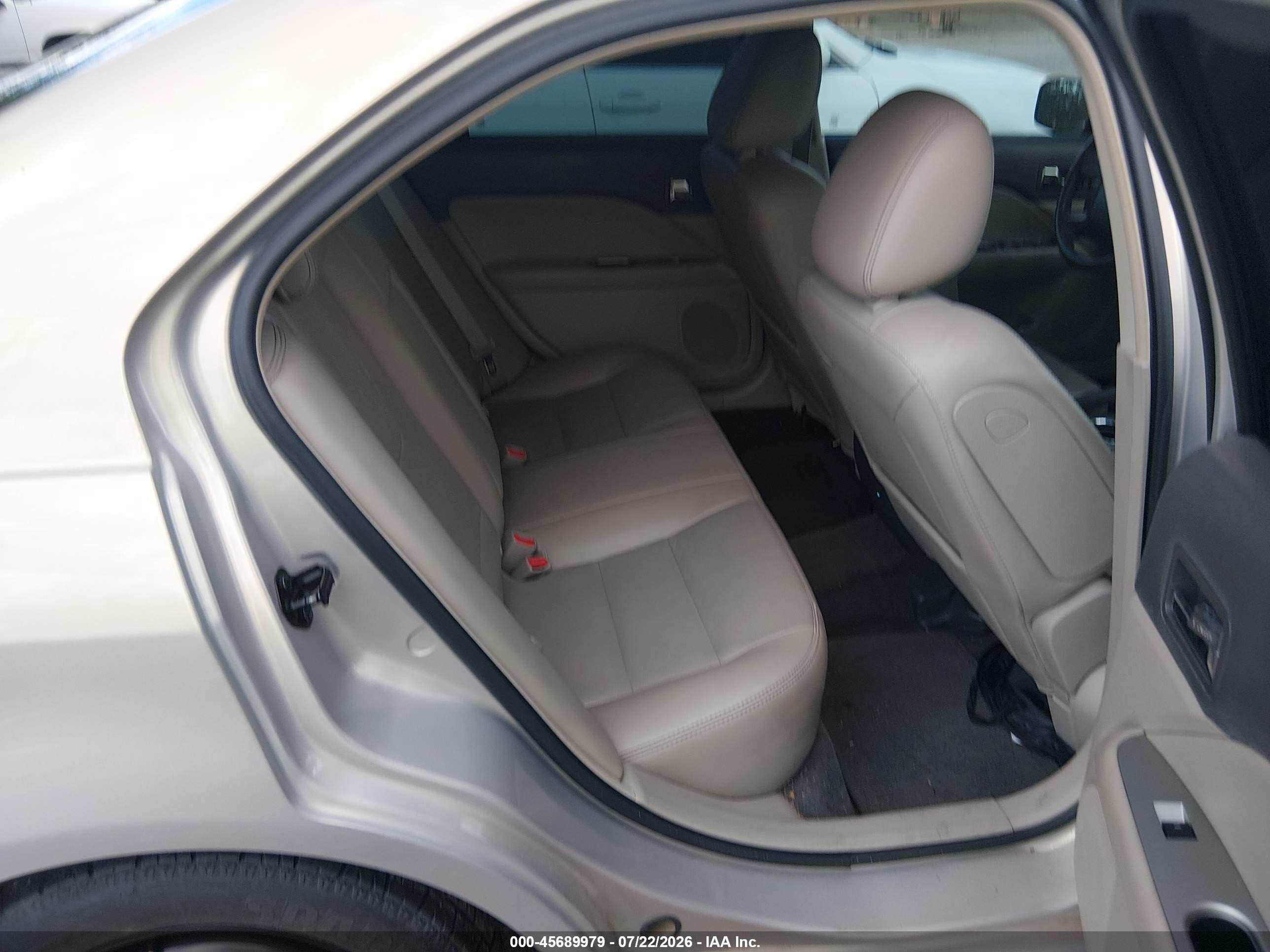 2010 Ford Fusion Sel Beige vin: 3FAHP0JA8AR317439