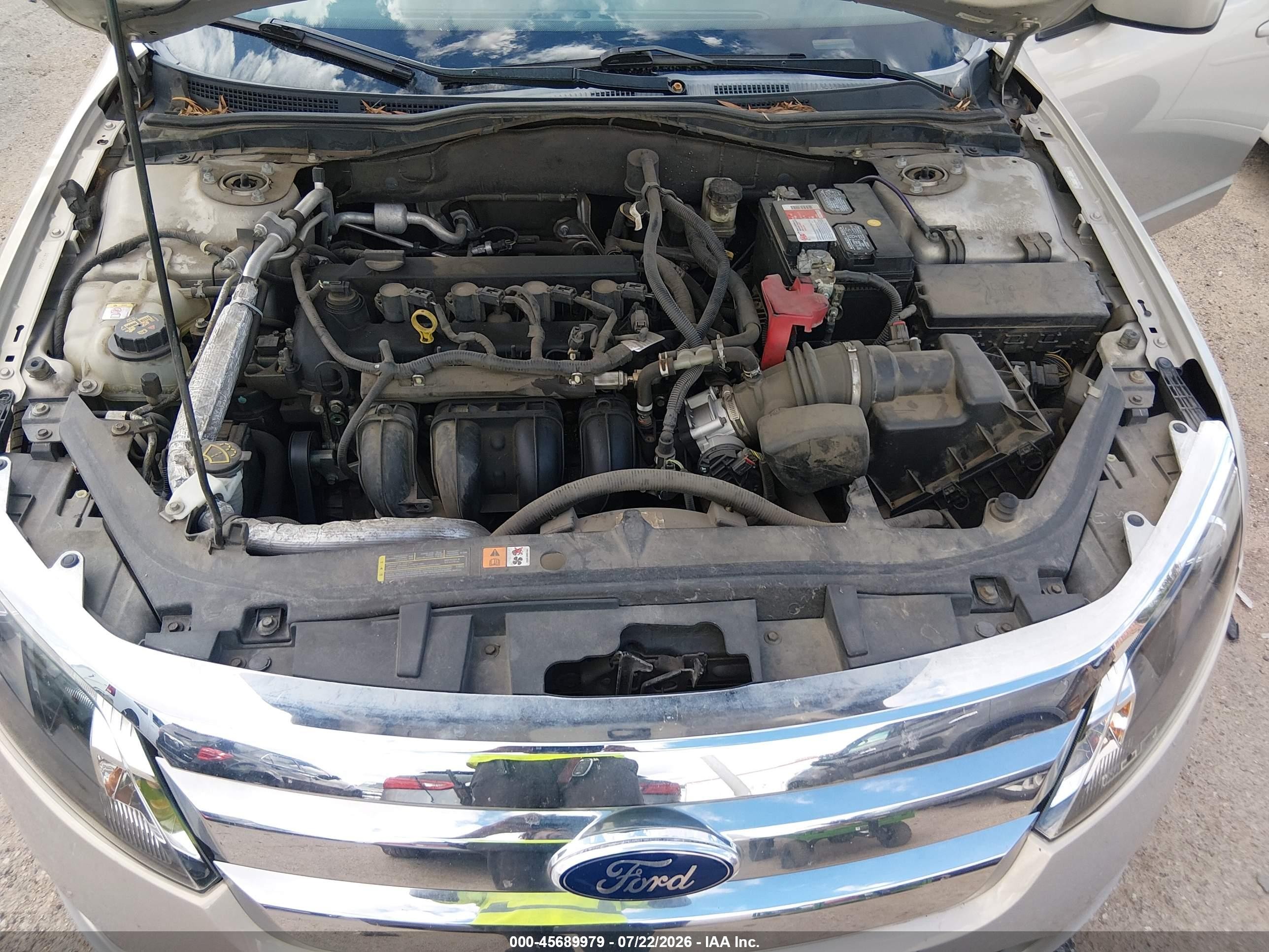 2010 Ford Fusion Sel Beige vin: 3FAHP0JA8AR317439