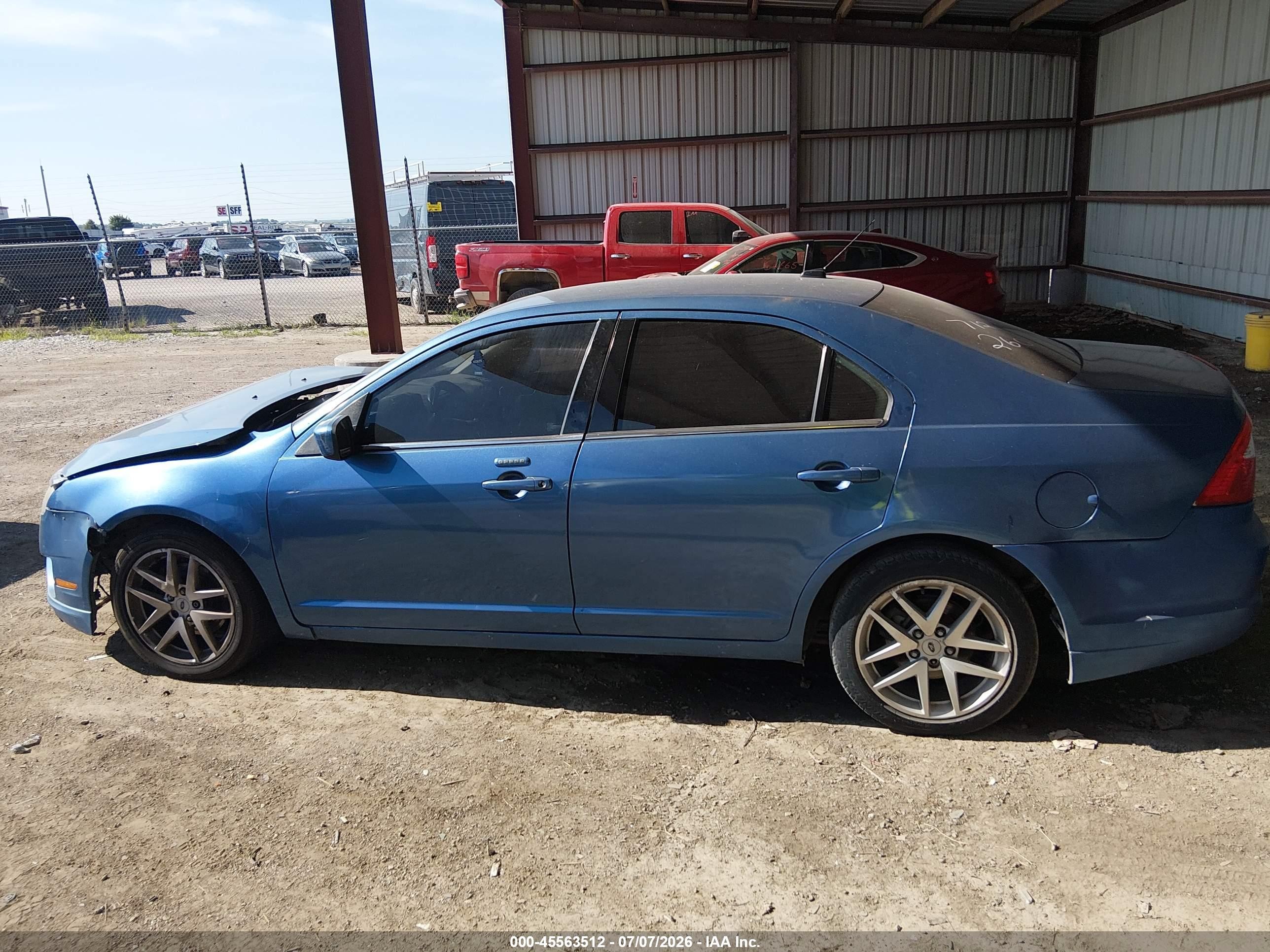 2010 Ford Fusion Sel Blue vin: 3FAHP0JA8AR321393