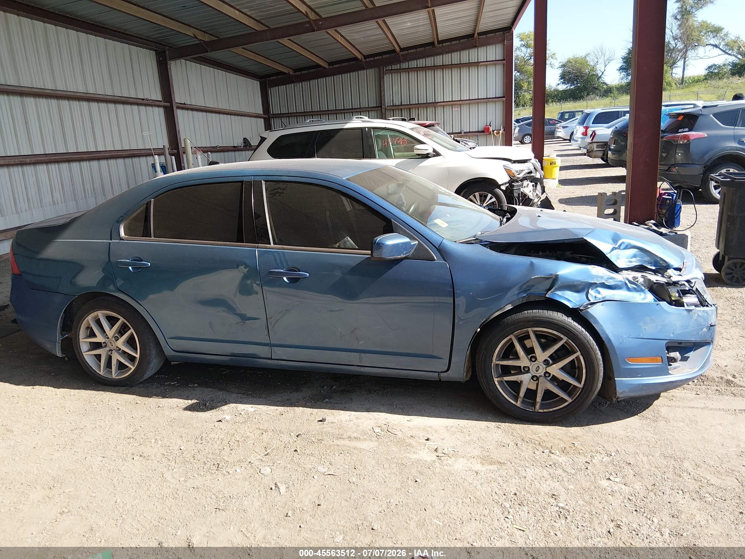2010 Ford Fusion Sel Blue vin: 3FAHP0JA8AR321393