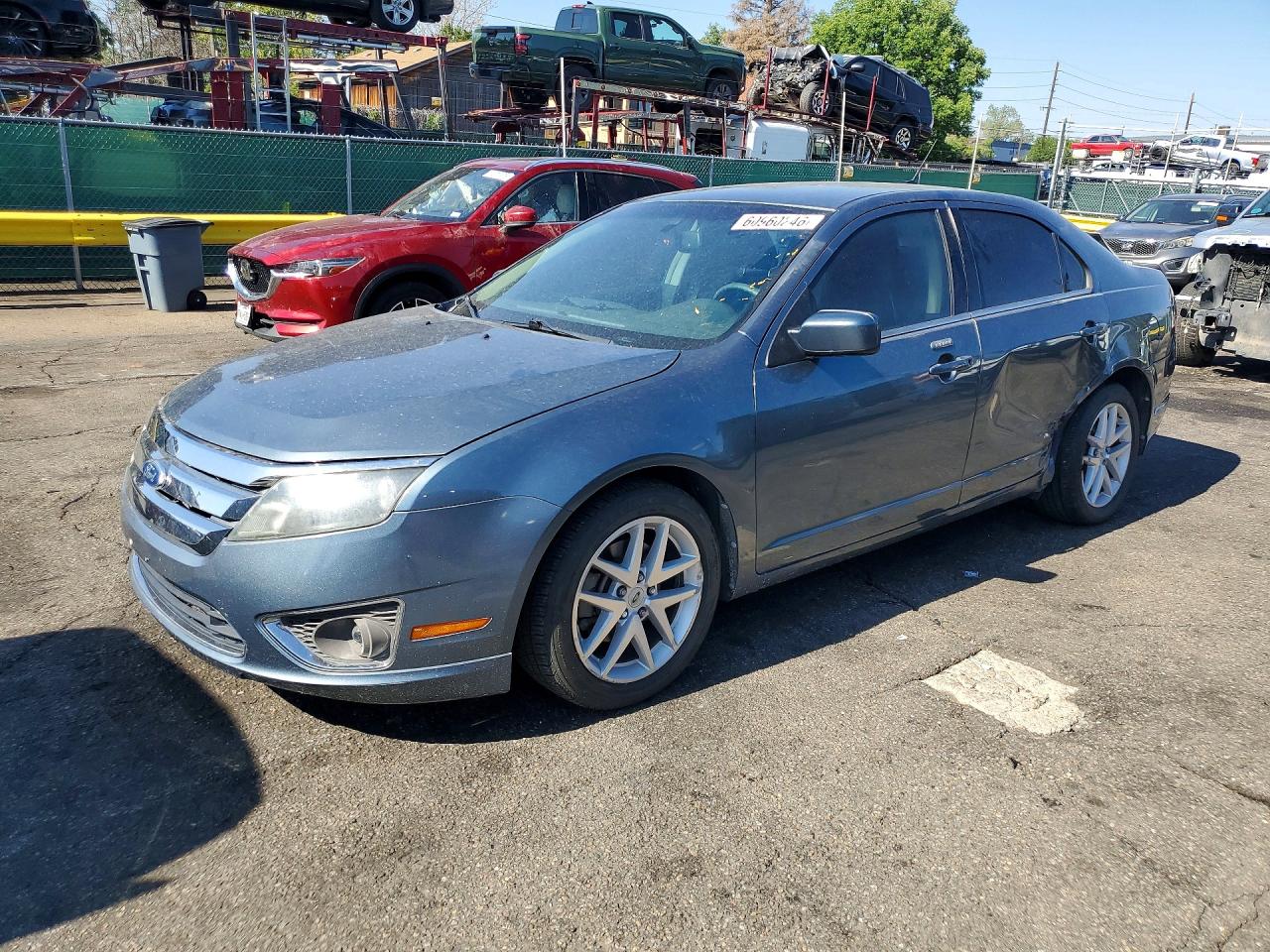2011 Ford Fusion Sel Blue vin: 3FAHP0JA8BR149819