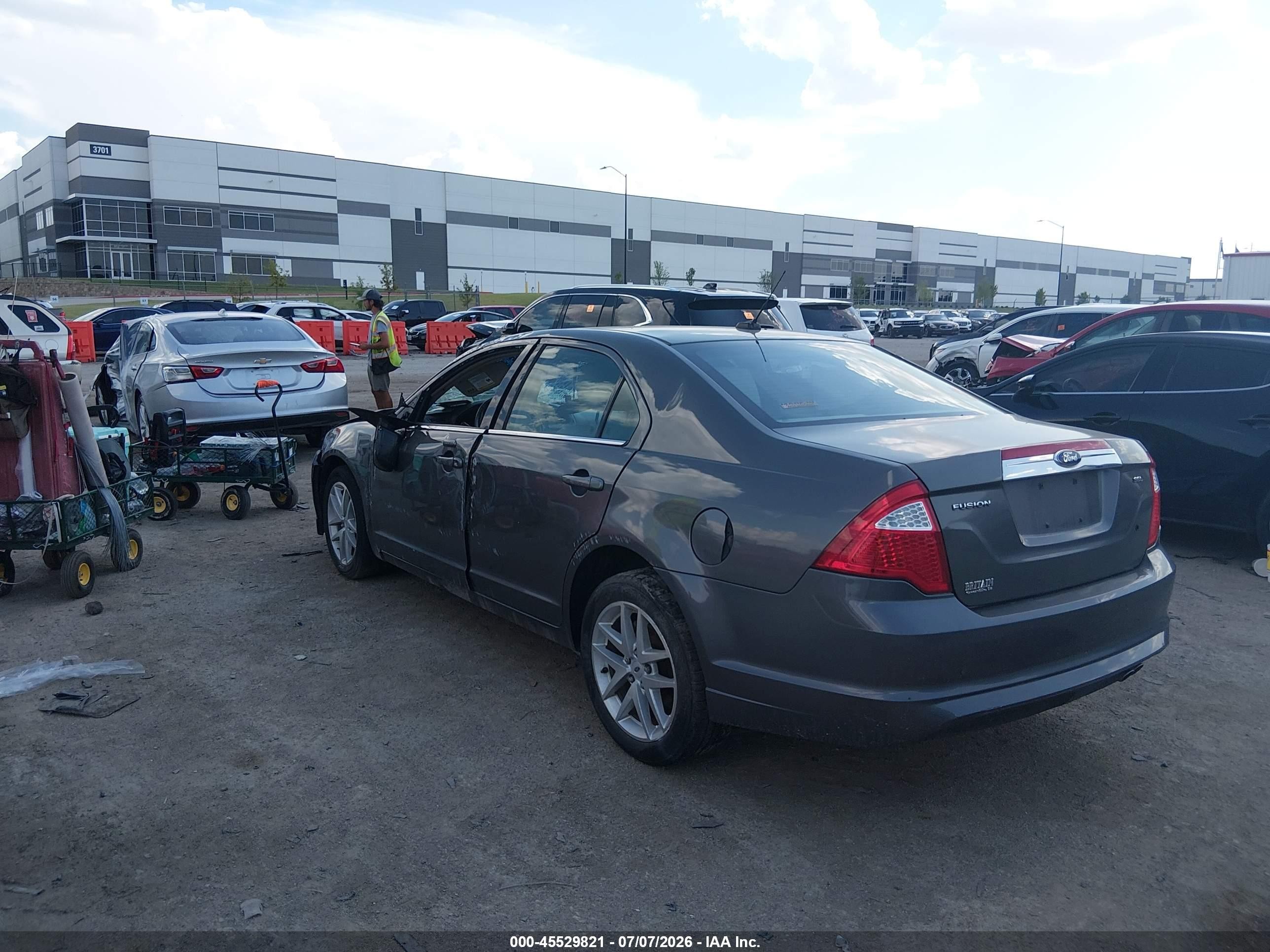 2011 Ford Fusion Sel Серый vin: 3FAHP0JA8BR258393