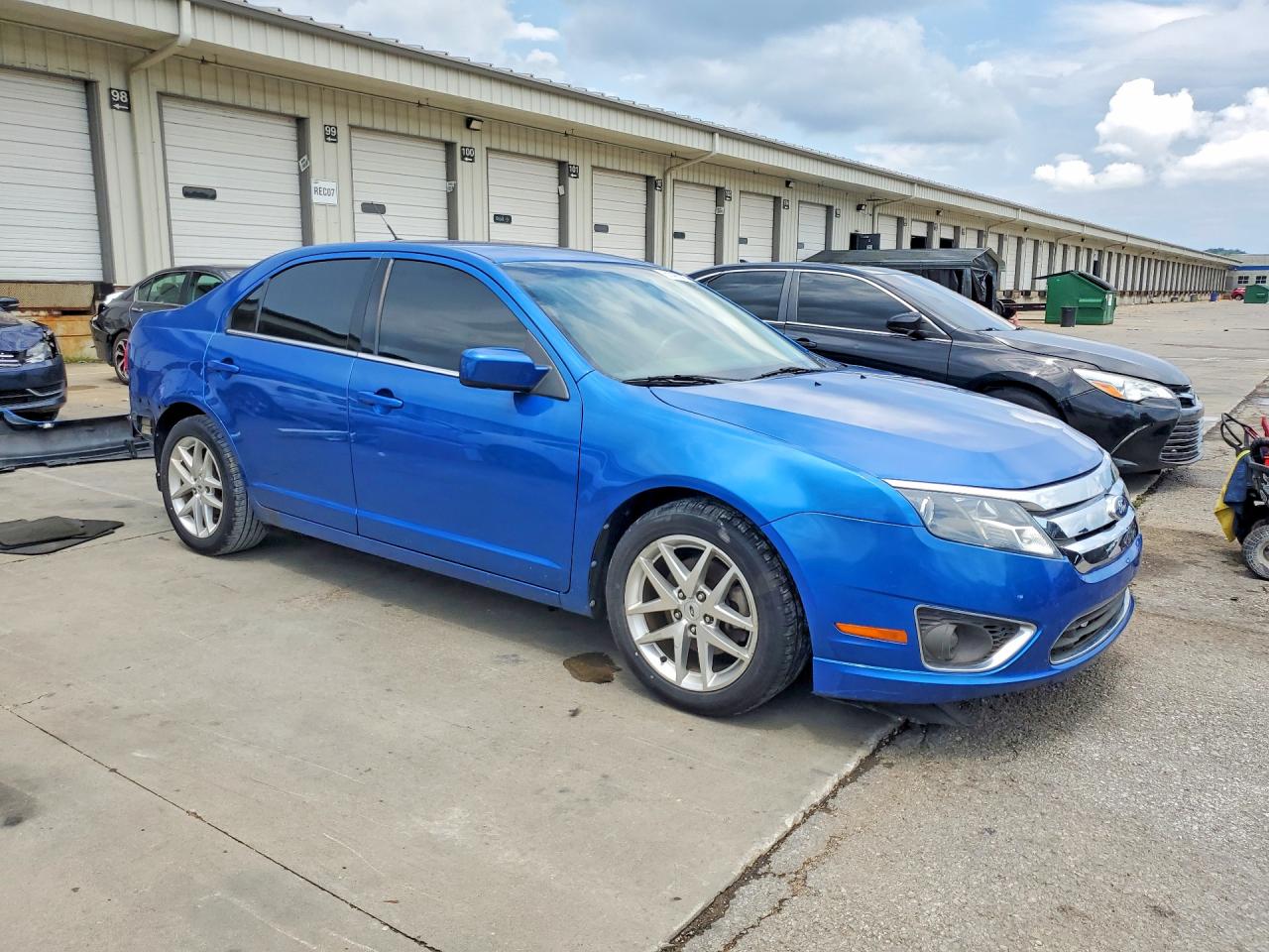 2012 Ford Fusion Sel Blue vin: 3FAHP0JA8CR114506