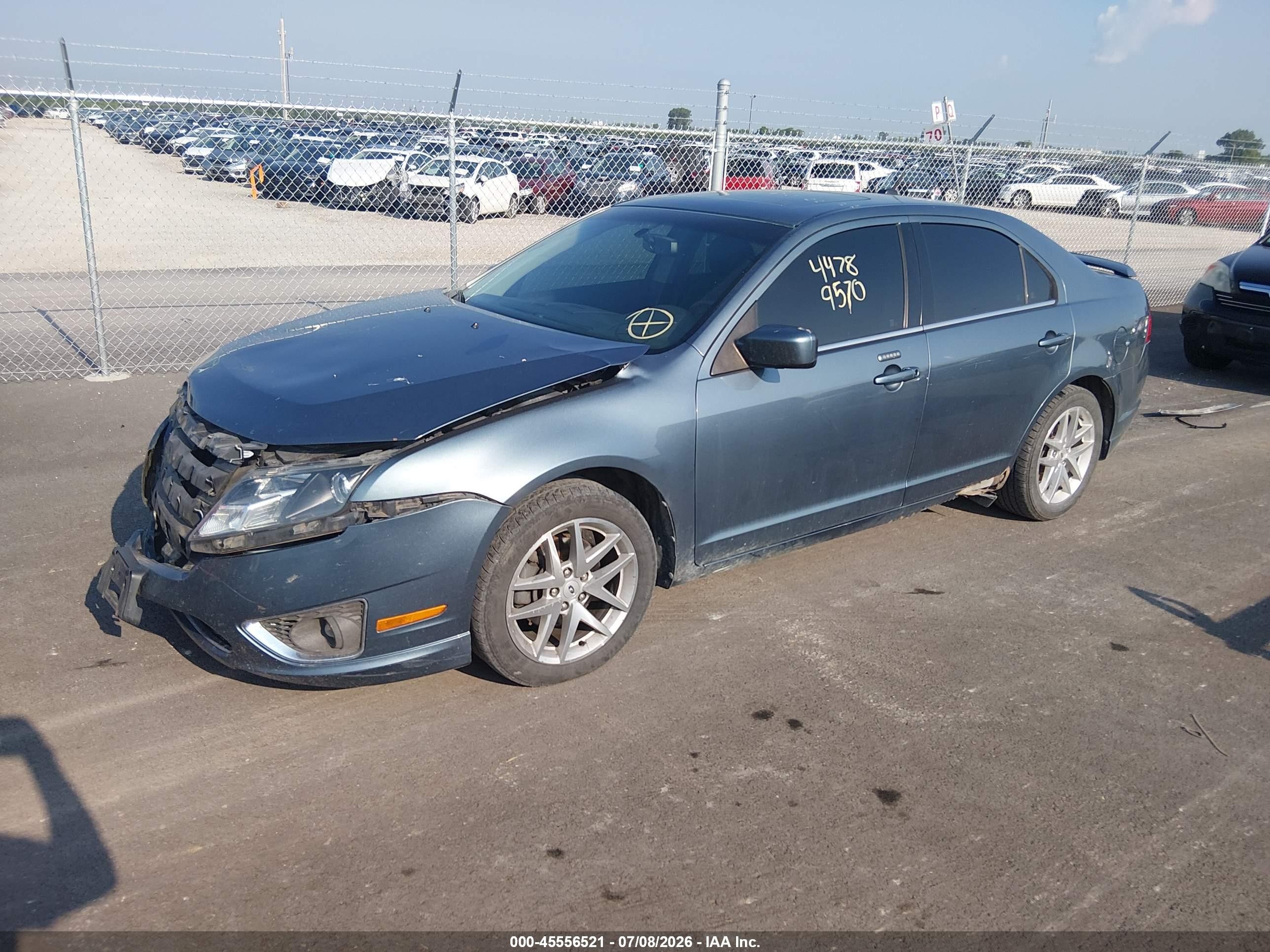 2012 Ford Fusion Sel Green vin: 3FAHP0JA8CR169683