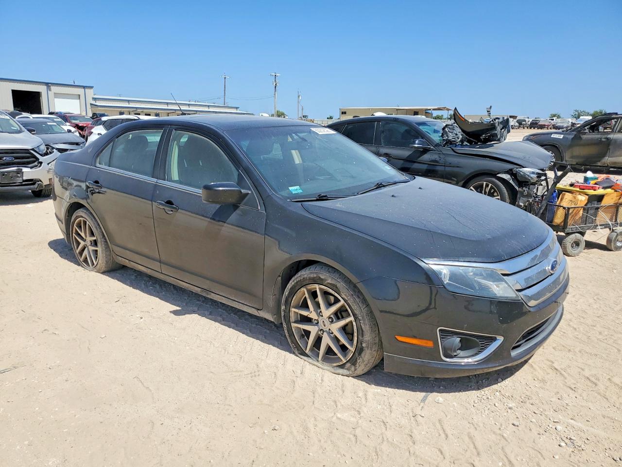 2012 Ford Fusion Sel Black vin: 3FAHP0JA8CR204819