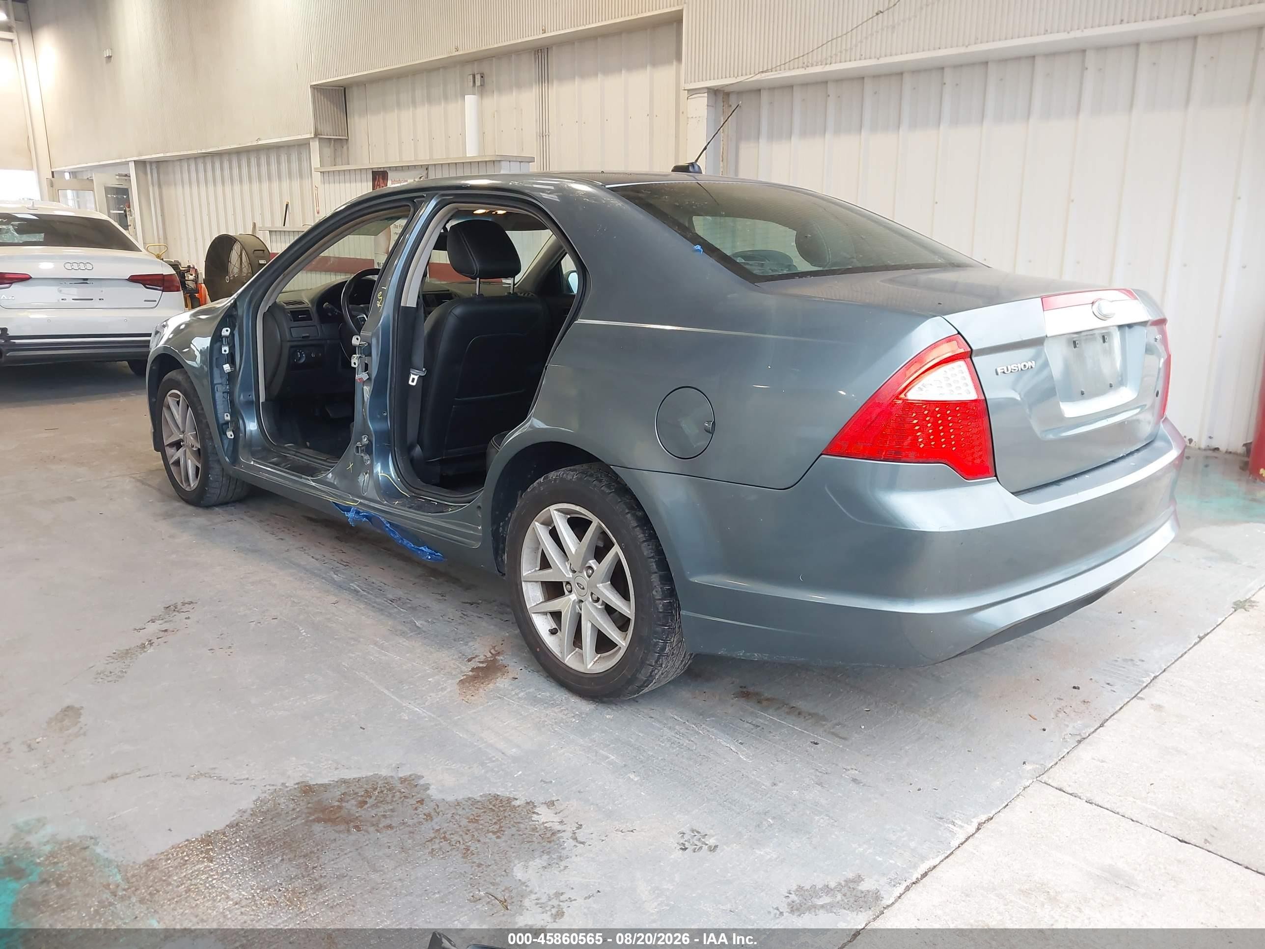 2012 Ford Fusion Sel Blue vin: 3FAHP0JA8CR229879