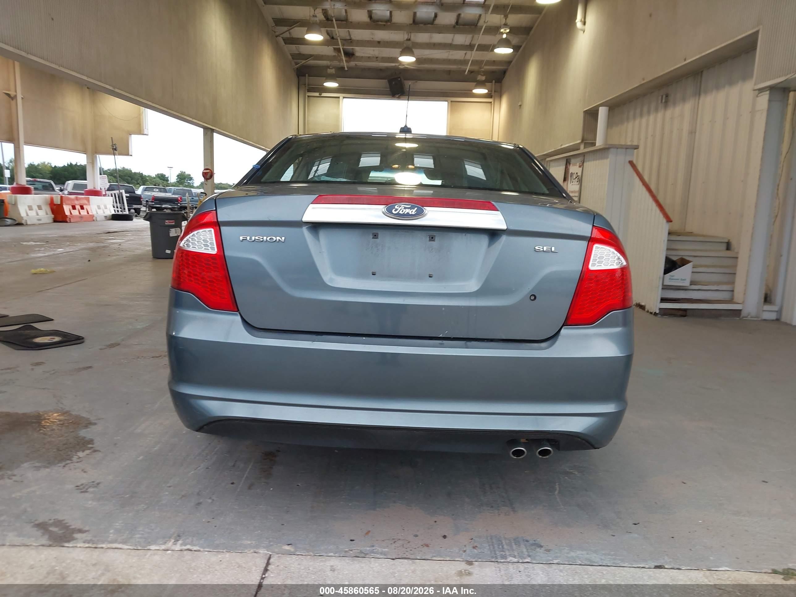 2012 Ford Fusion Sel Blue vin: 3FAHP0JA8CR229879