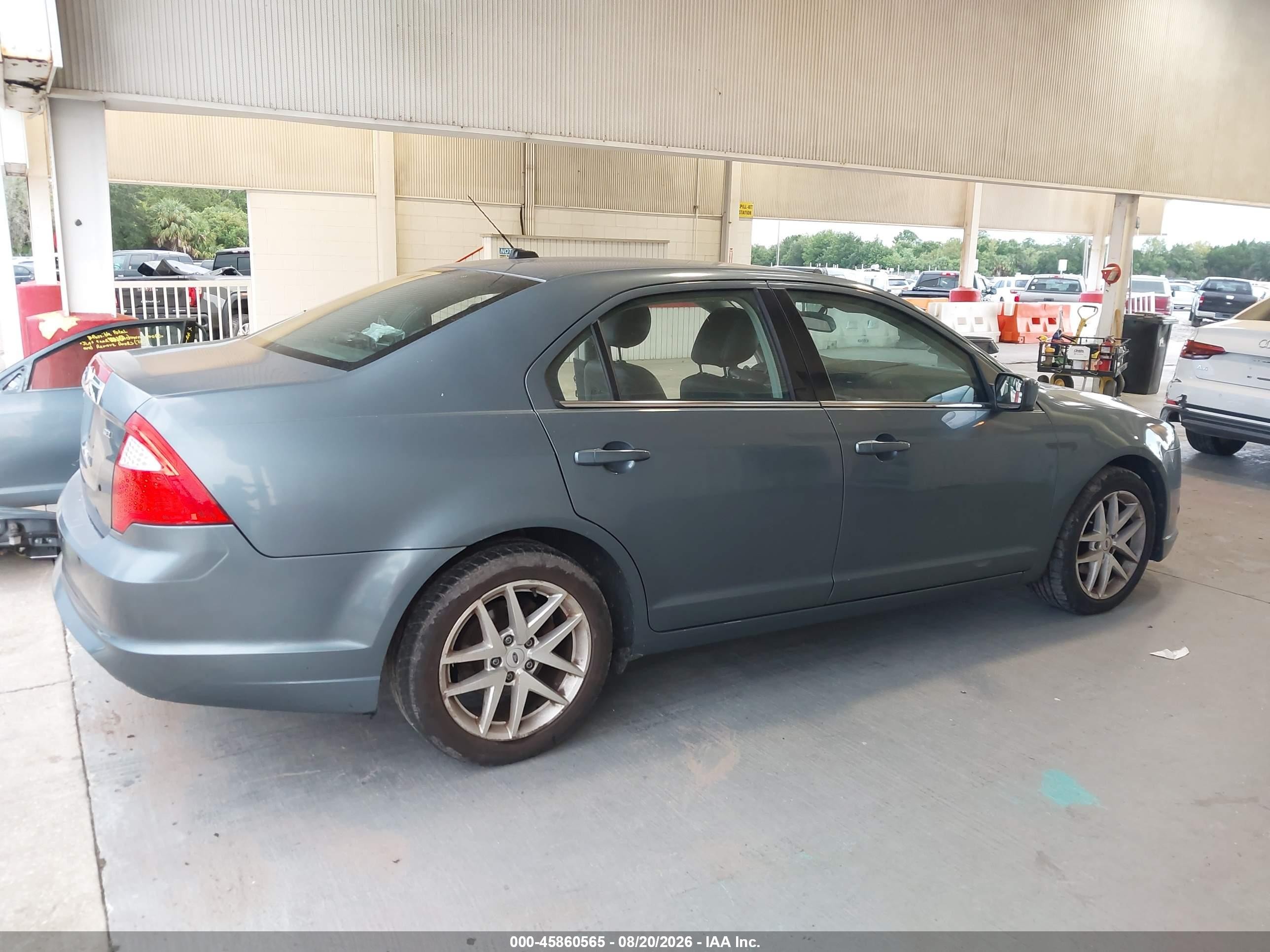 2012 Ford Fusion Sel Blue vin: 3FAHP0JA8CR229879