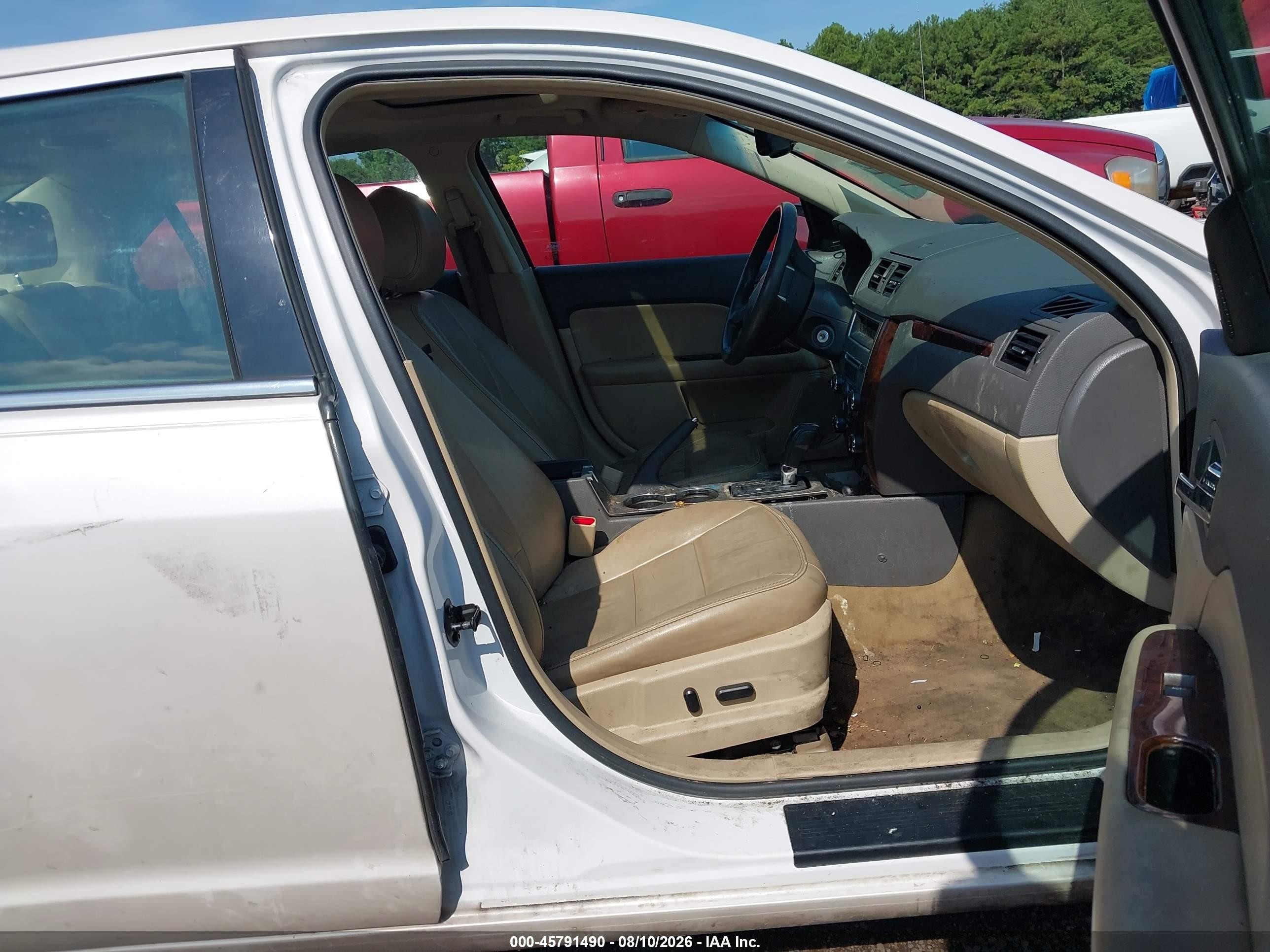 2012 Ford Fusion Sel Белый vin: 3FAHP0JA8CR294263