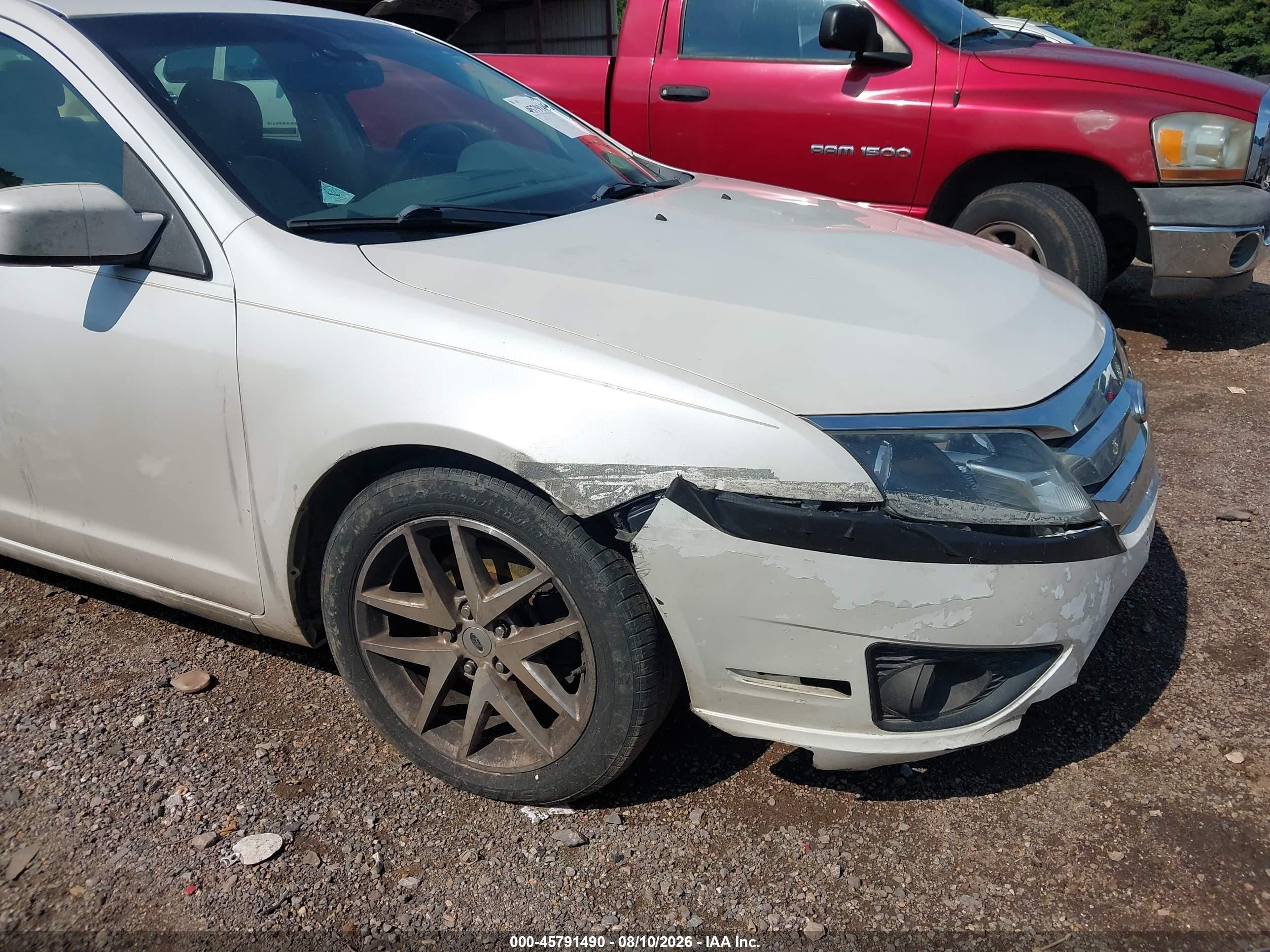 2012 Ford Fusion Sel Белый vin: 3FAHP0JA8CR294263