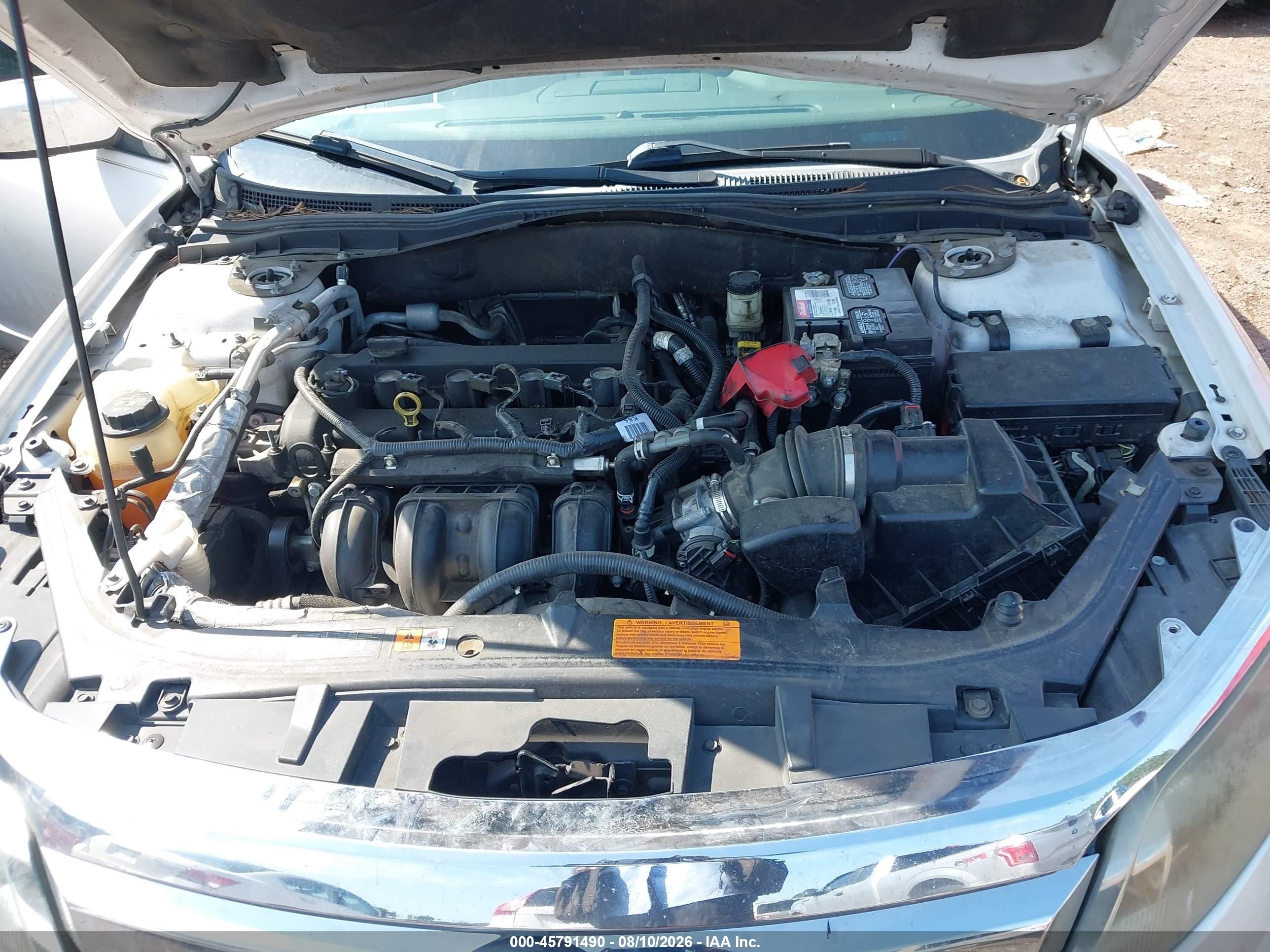 2012 Ford Fusion Sel Белый vin: 3FAHP0JA8CR294263