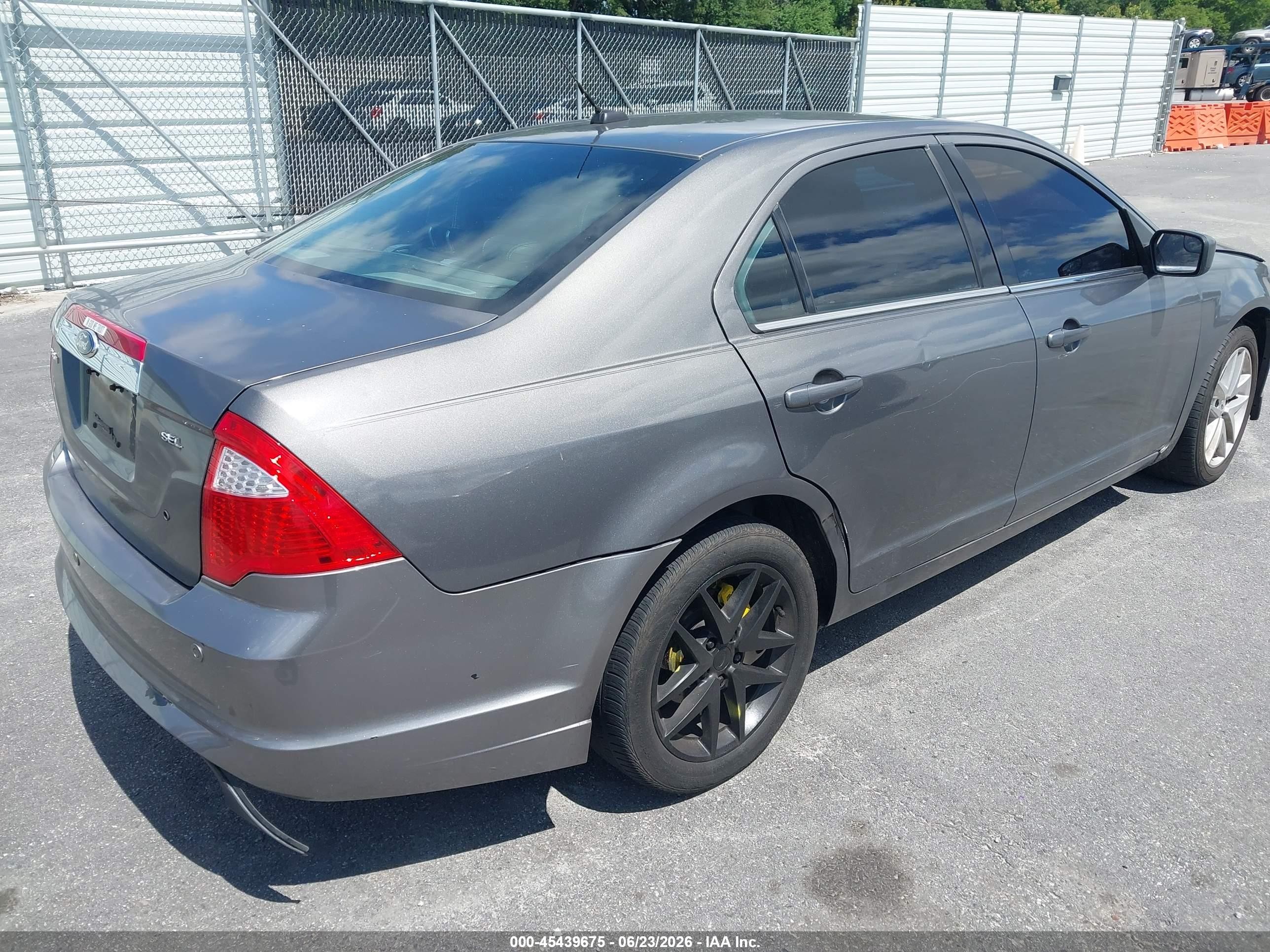 2012 Ford Fusion Sel Серый vin: 3FAHP0JA8CR301003