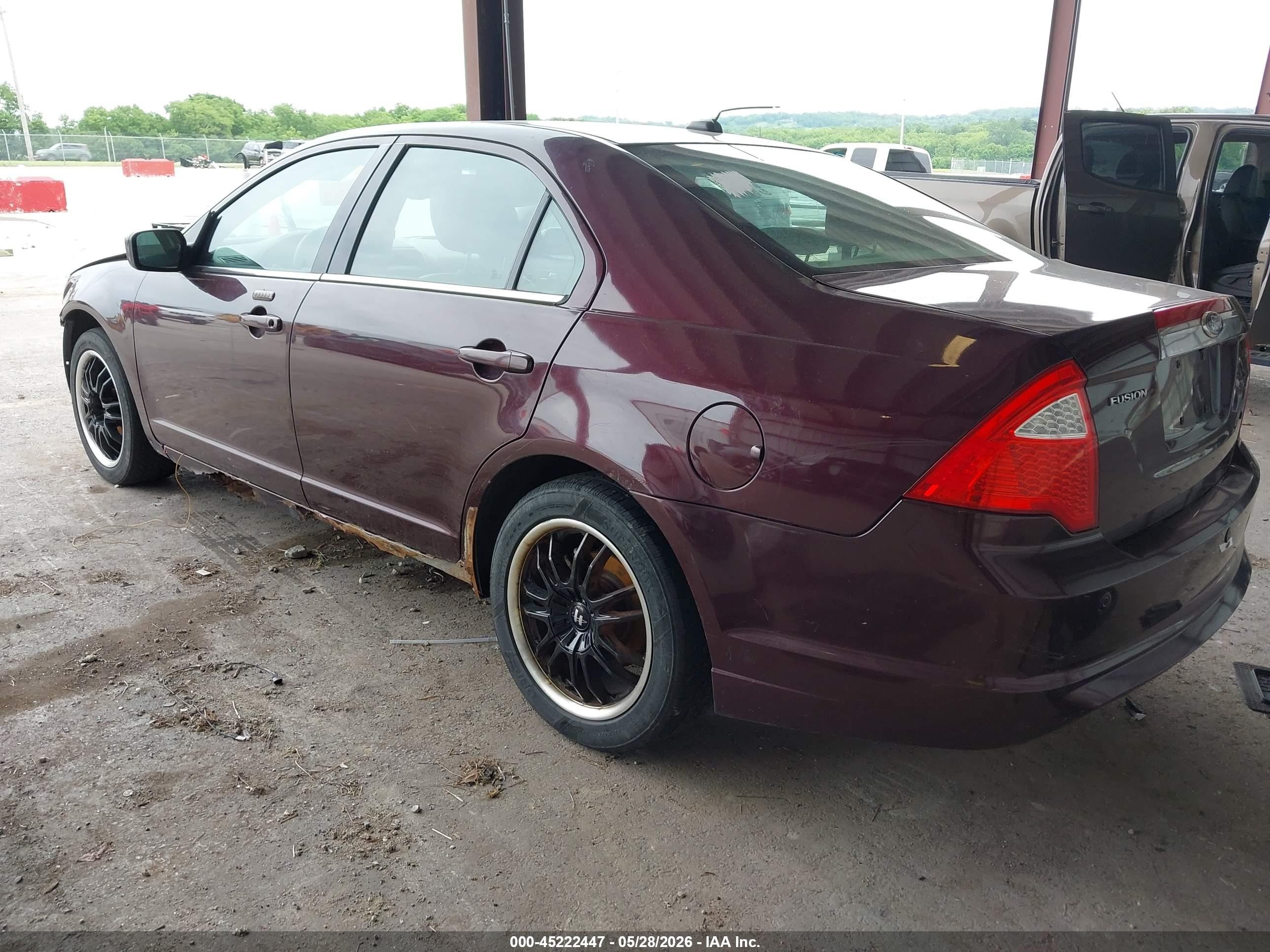 2012 Ford Fusion Sel Темно-бордовый vin: 3FAHP0JA8CR316570