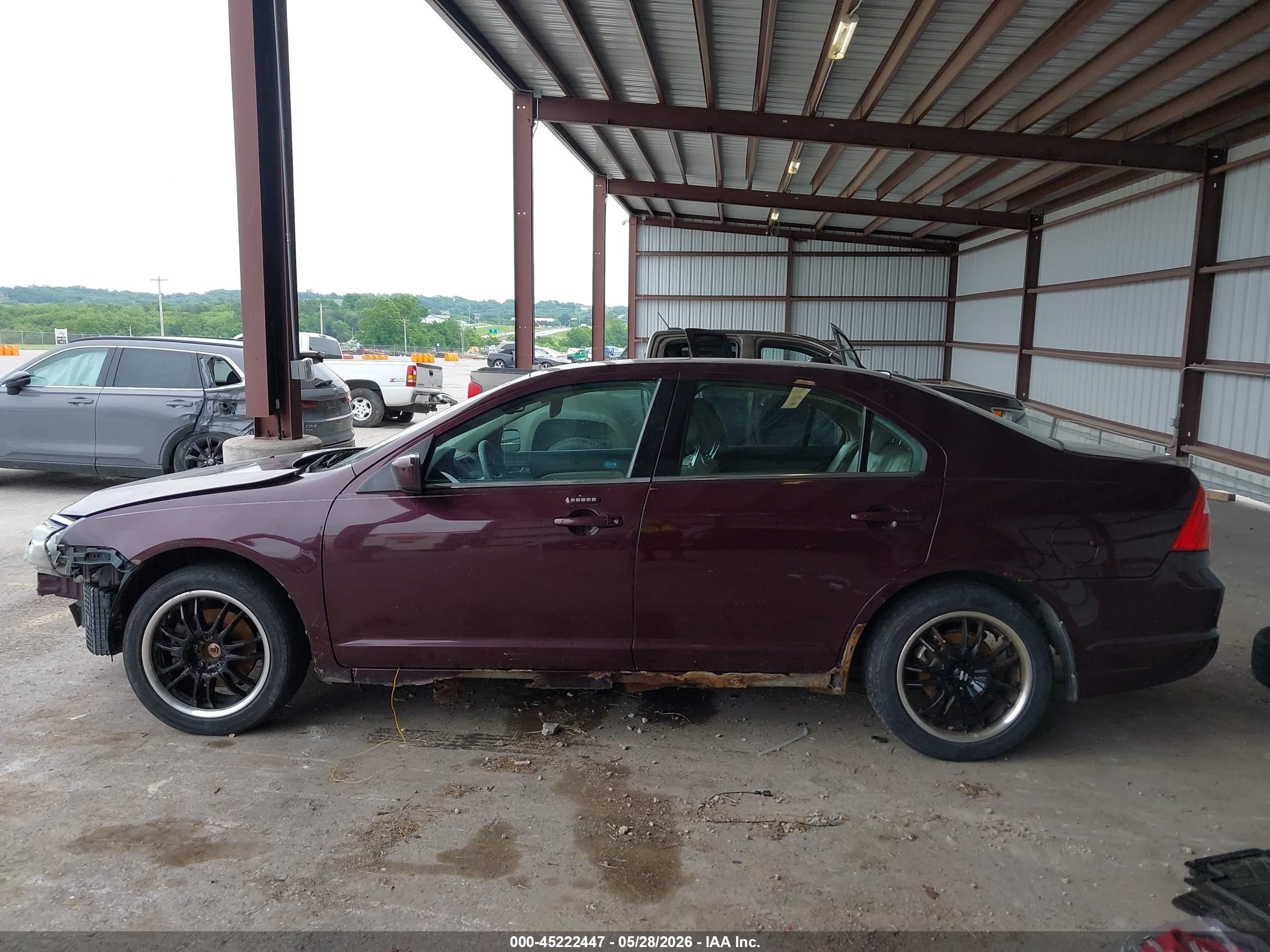 2012 Ford Fusion Sel Темно-бордовый vin: 3FAHP0JA8CR316570