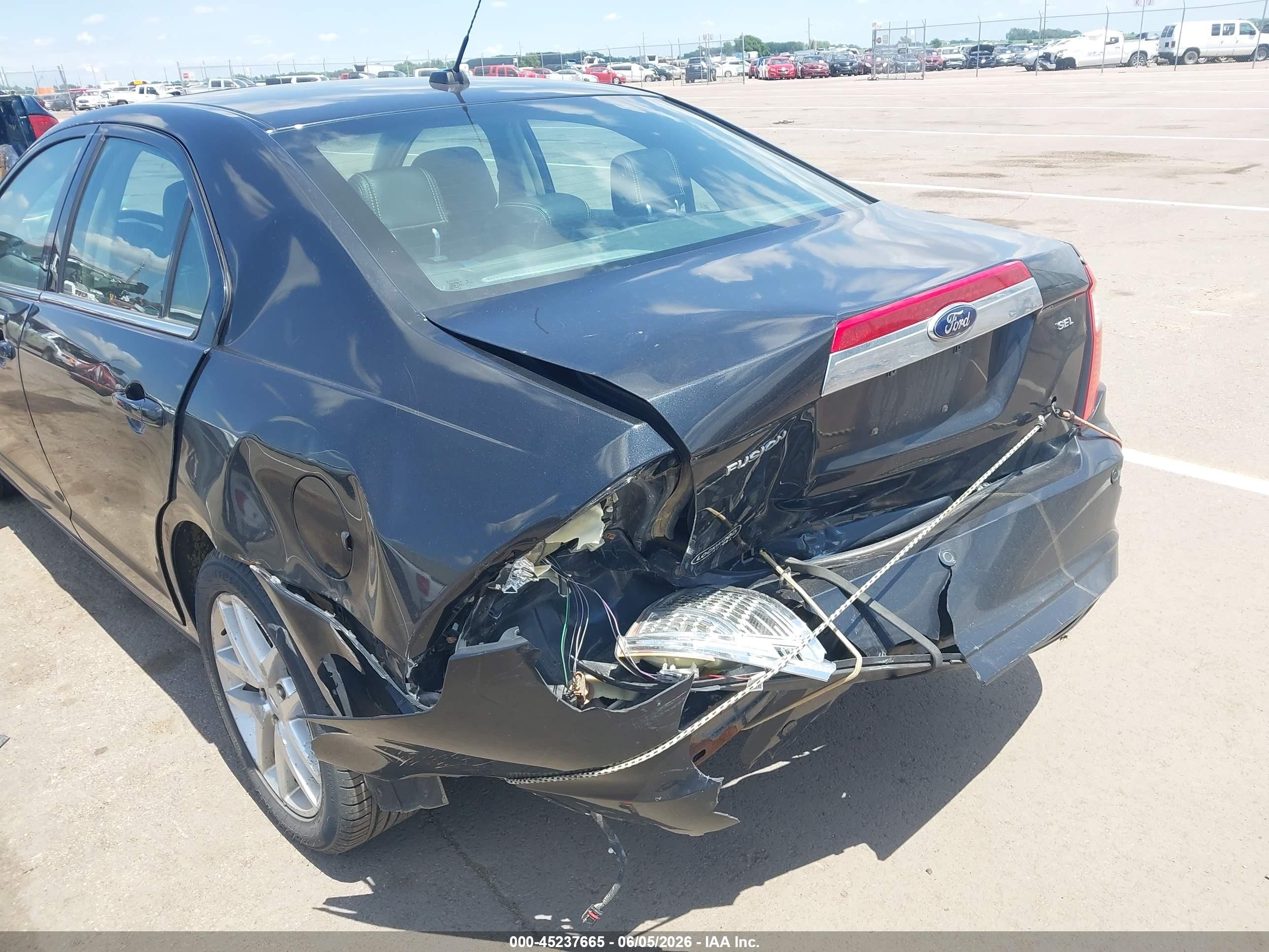 2012 Ford Fusion Sel Black vin: 3FAHP0JA8CR412618