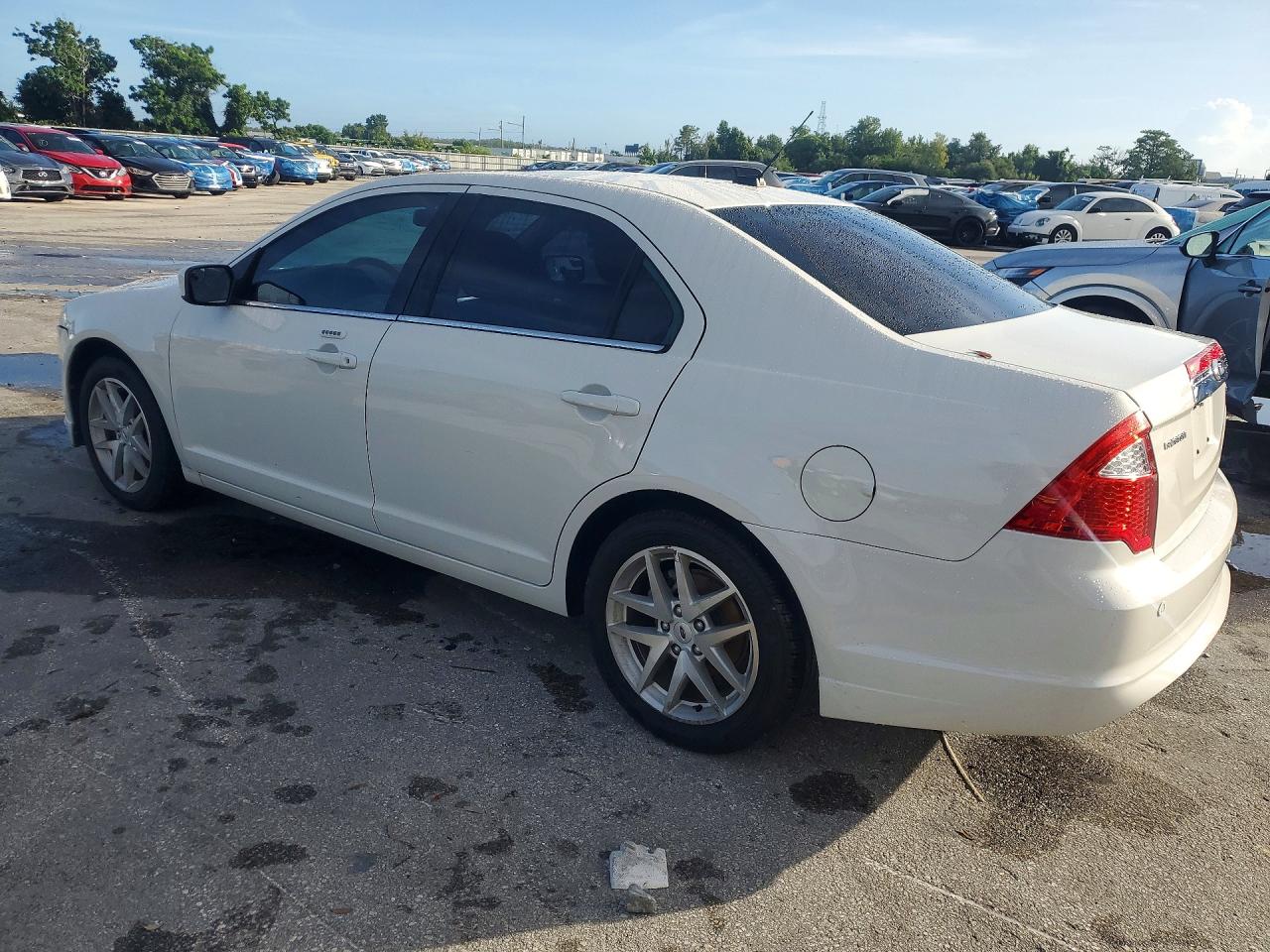 2012 Ford Fusion Sel White vin: 3FAHP0JA8CR444047