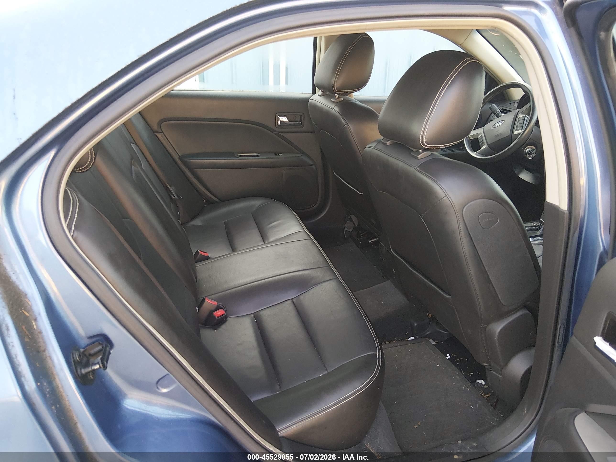 2010 Ford Fusion Sel Blue vin: 3FAHP0JA9AR207144