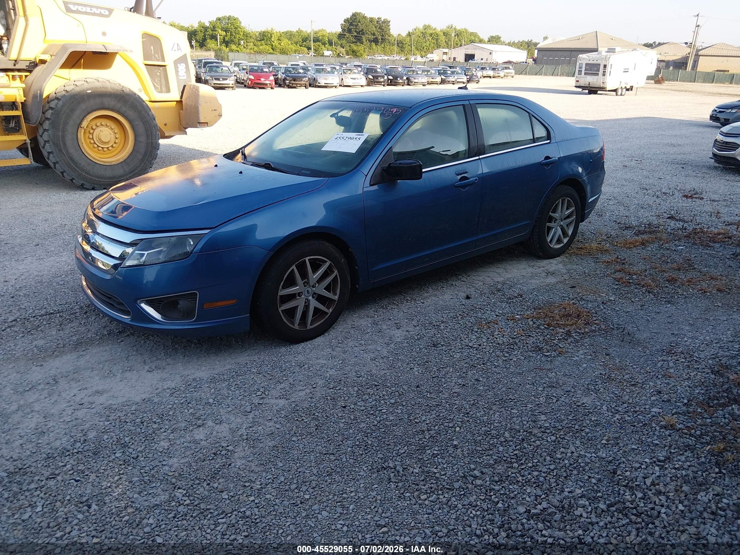 2010 Ford Fusion Sel Blue vin: 3FAHP0JA9AR207144