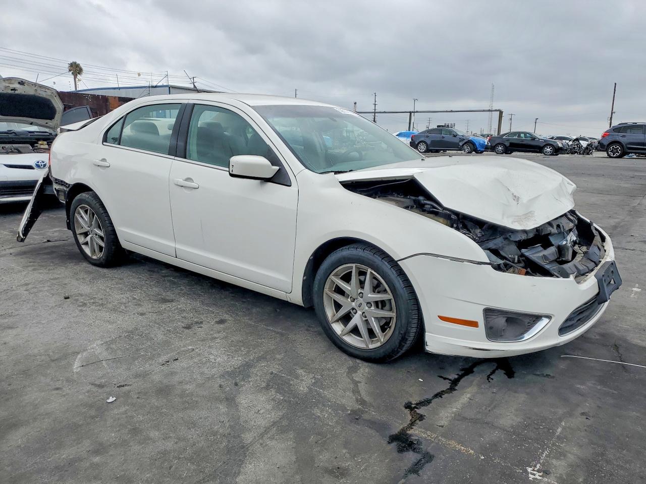 2010 Ford Fusion Sel White vin: 3FAHP0JA9AR236708