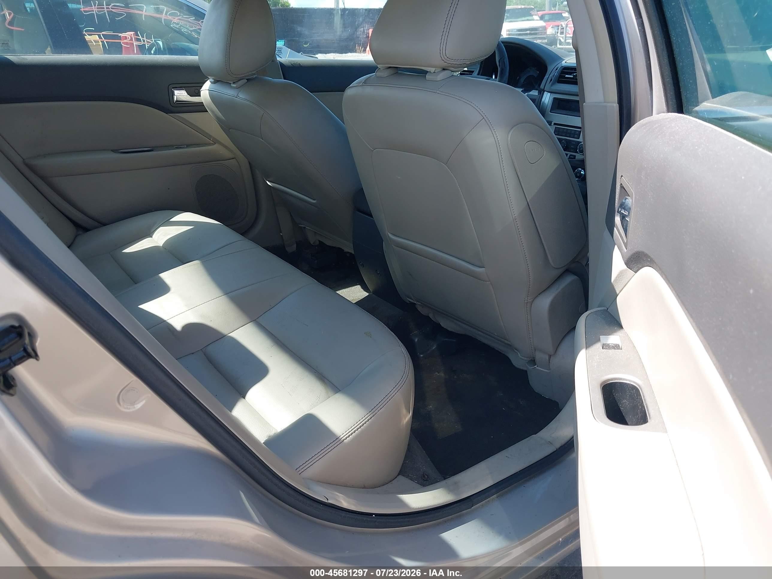 2010 Ford Fusion Sel Silver vin: 3FAHP0JA9AR244324