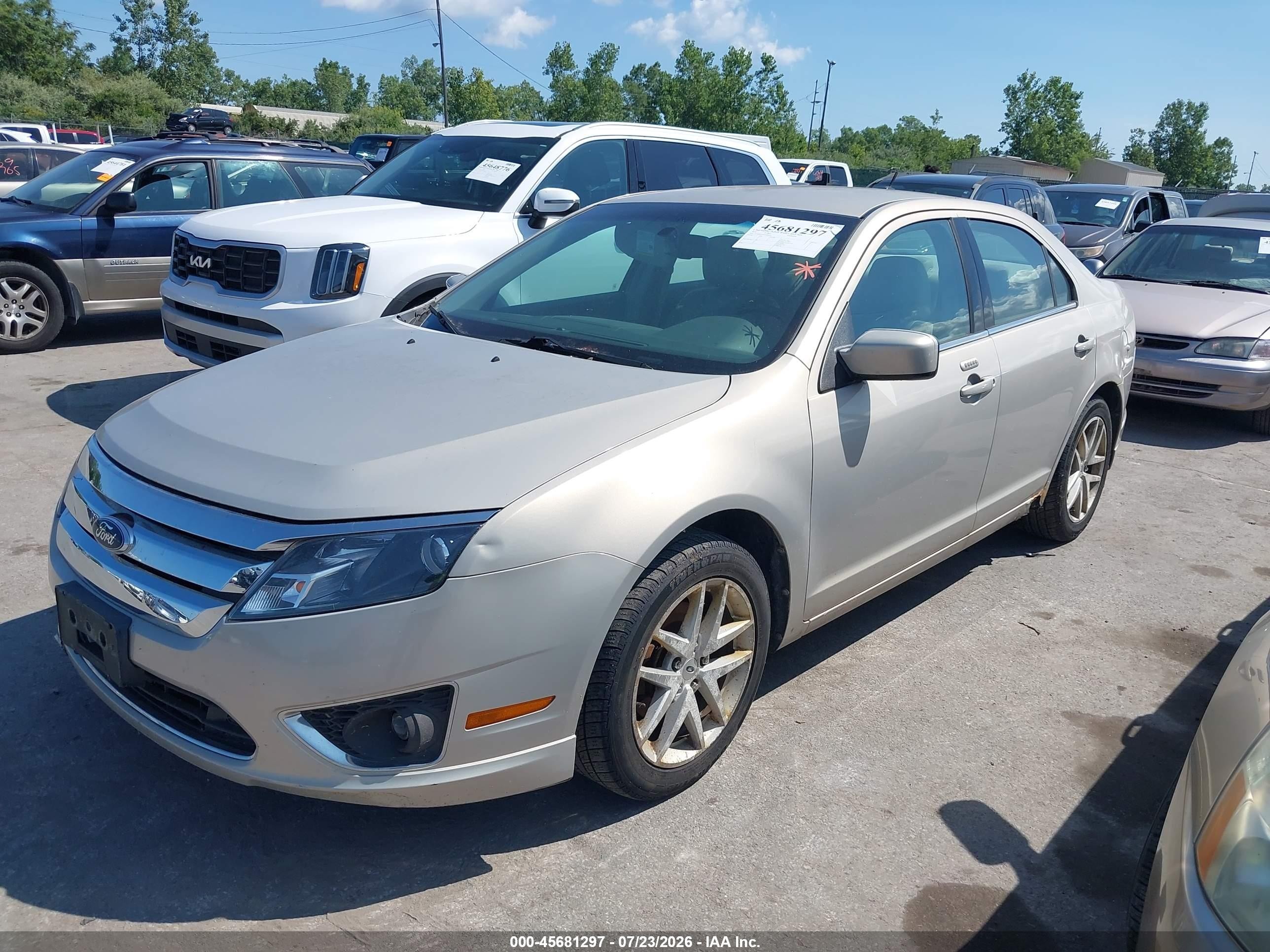 2010 Ford Fusion Sel Silver vin: 3FAHP0JA9AR244324