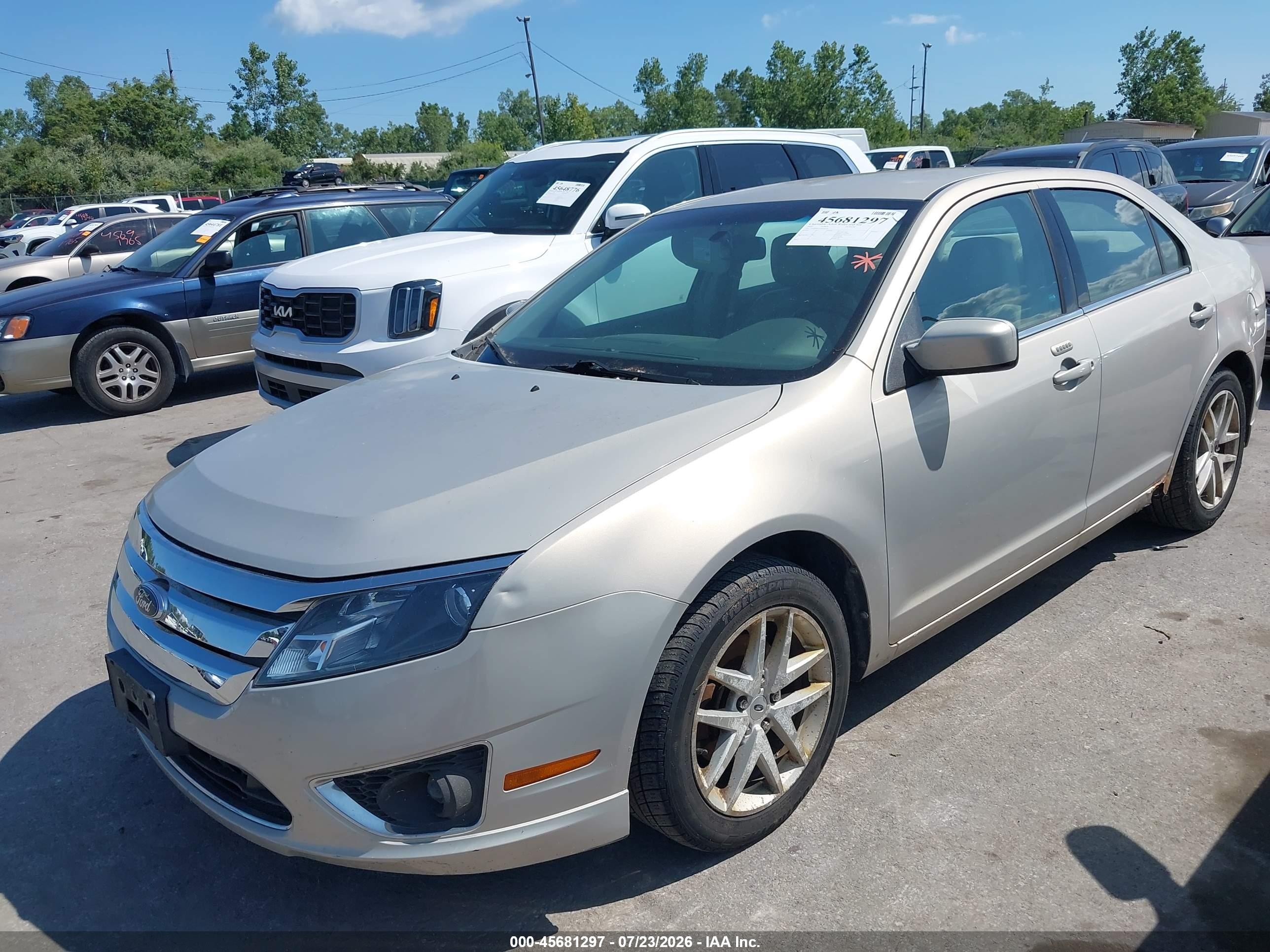 2010 Ford Fusion Sel Silver vin: 3FAHP0JA9AR244324