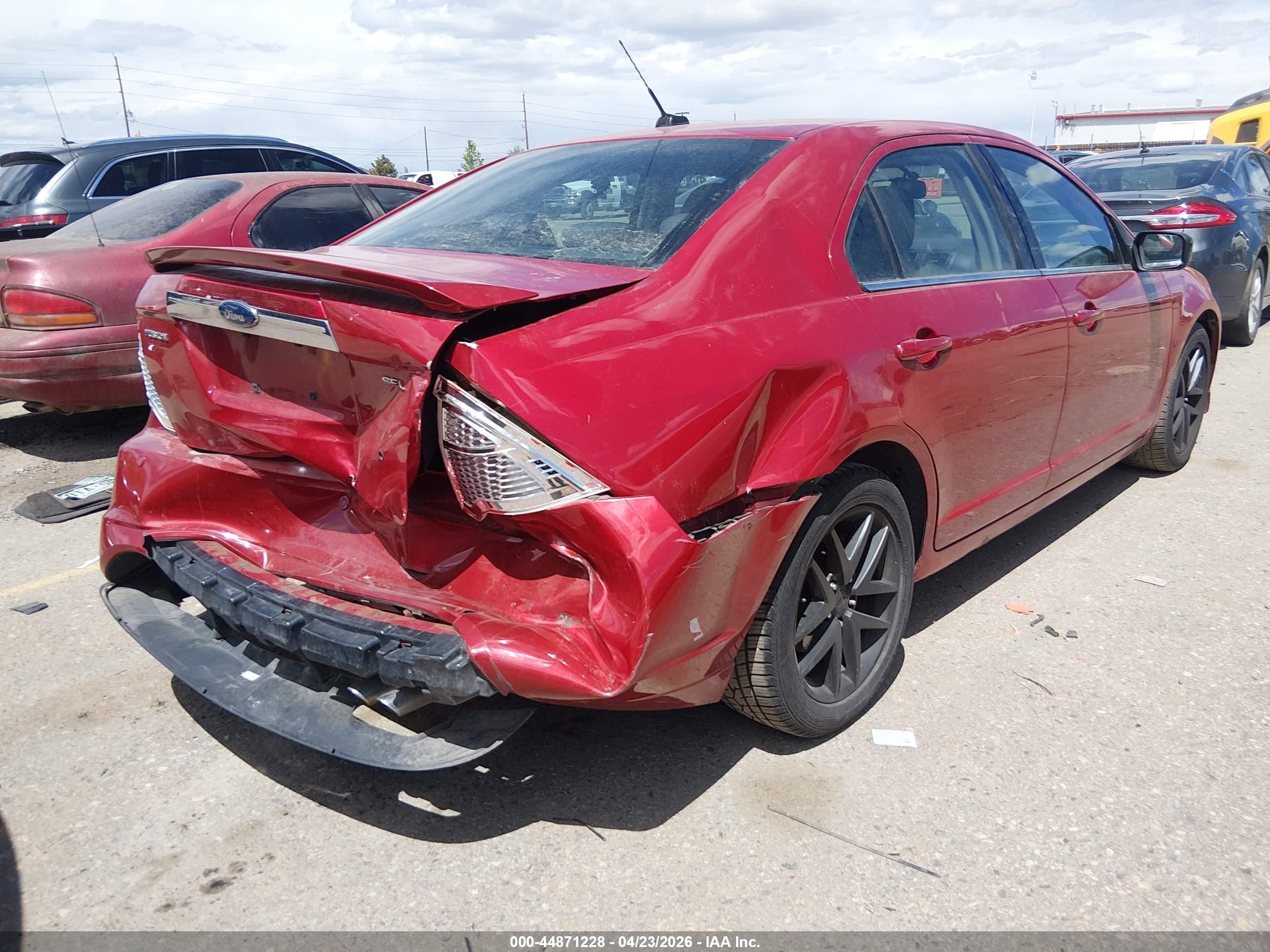 2010 Ford Fusion Sel Red vin: 3FAHP0JA9AR258613