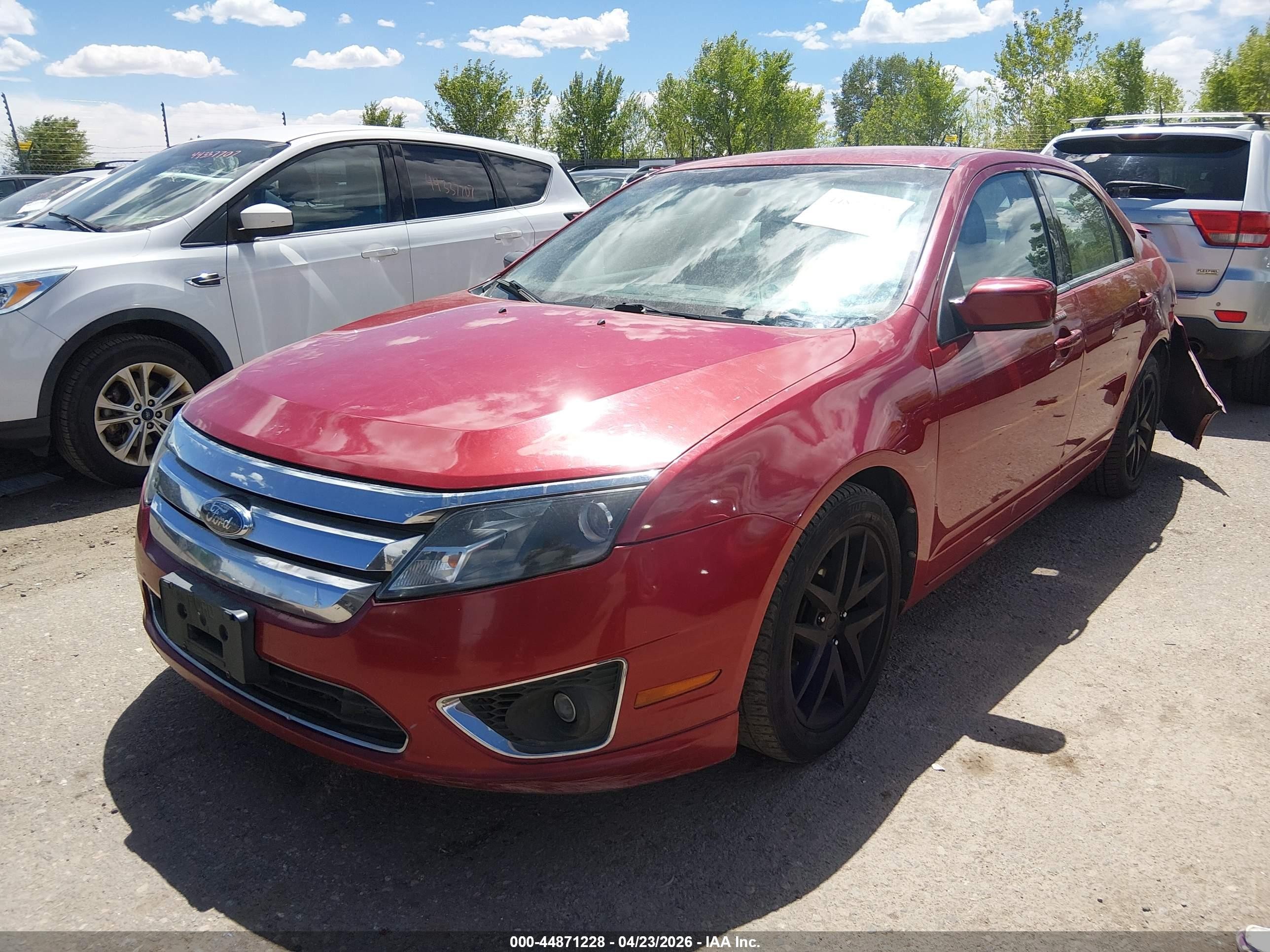 2010 Ford Fusion Sel Red vin: 3FAHP0JA9AR258613