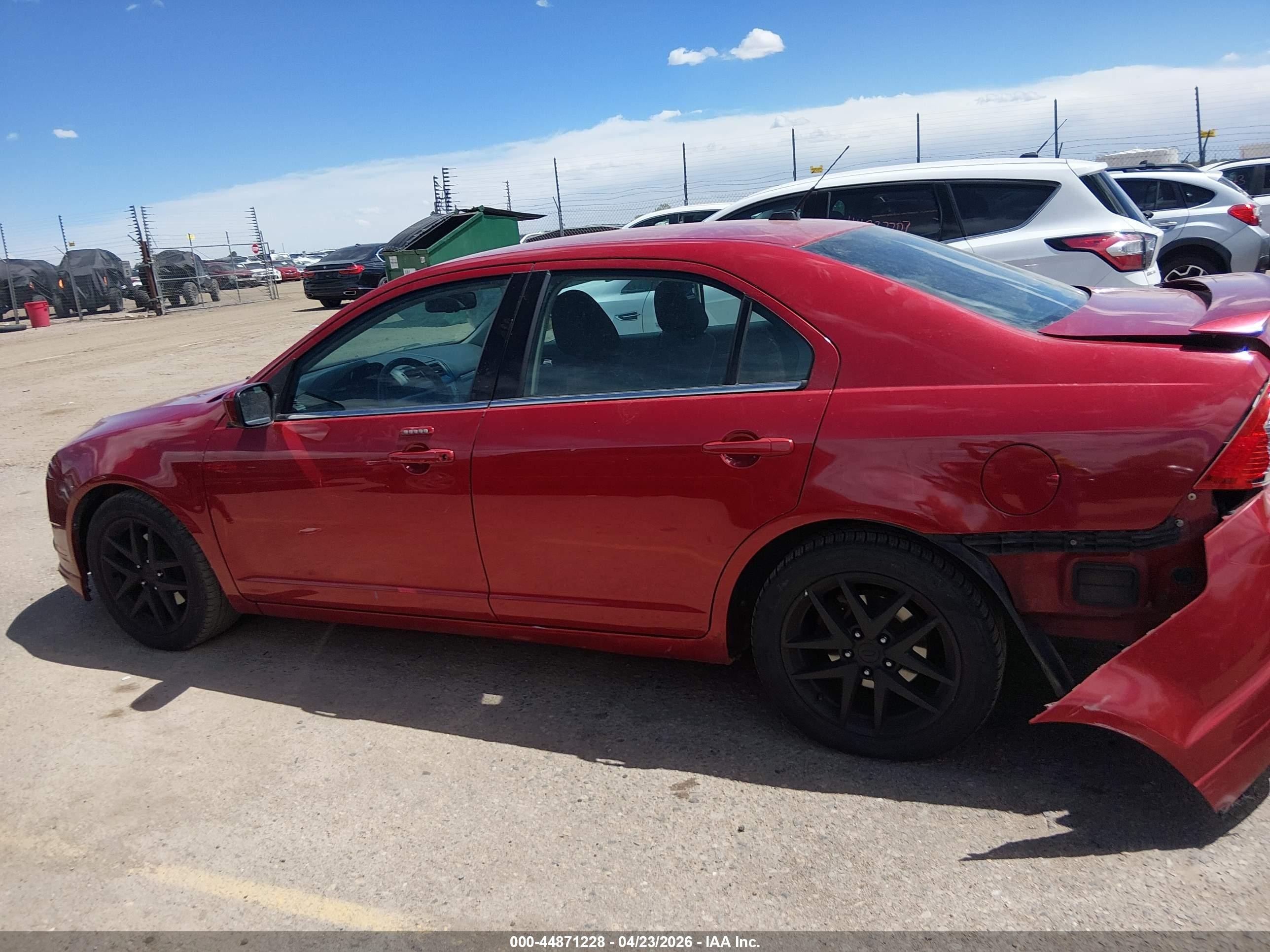 2010 Ford Fusion Sel Red vin: 3FAHP0JA9AR258613
