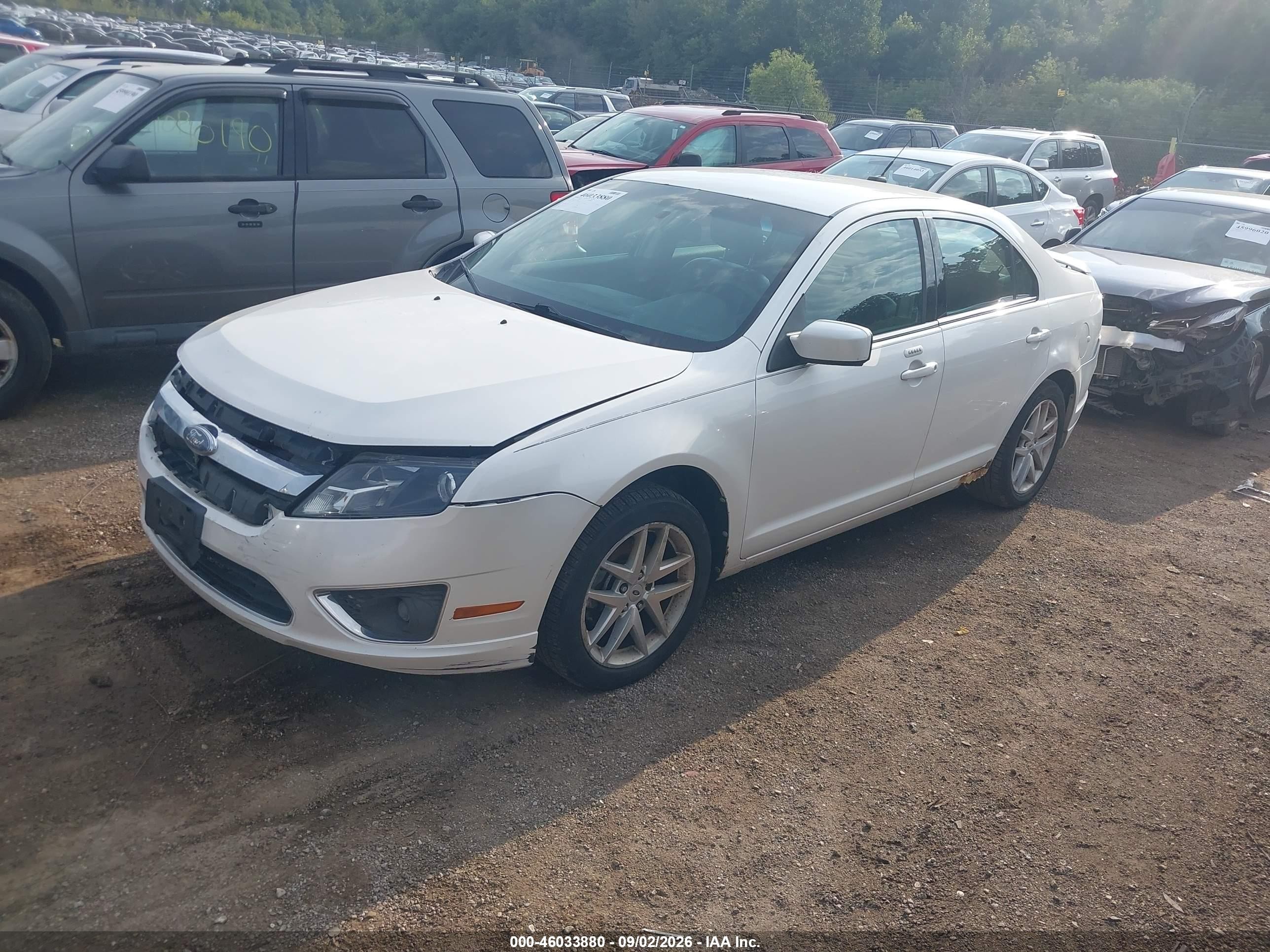 2010 Ford Fusion Sel White vin: 3FAHP0JA9AR259664