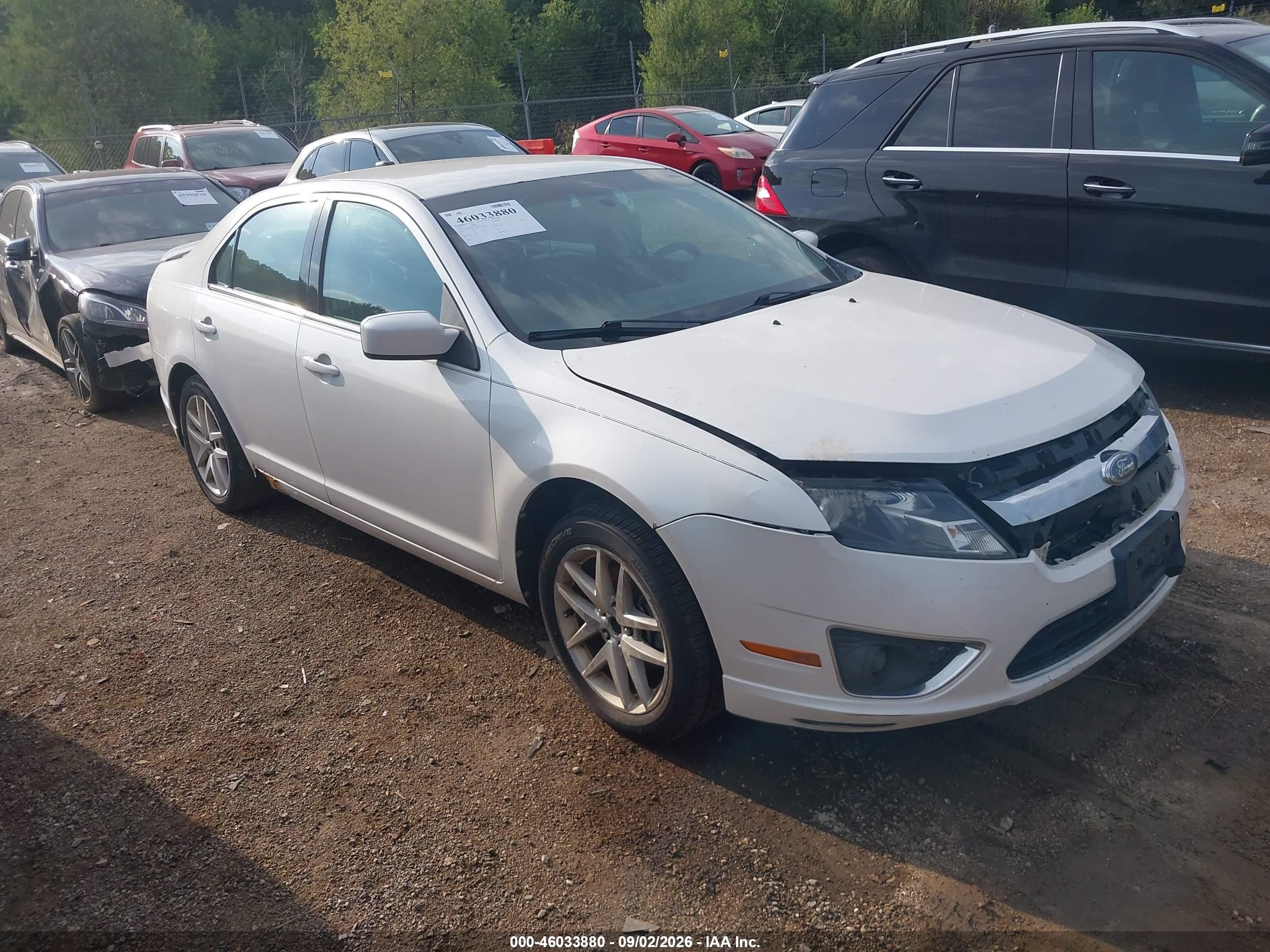 2010 Ford Fusion Sel White vin: 3FAHP0JA9AR259664