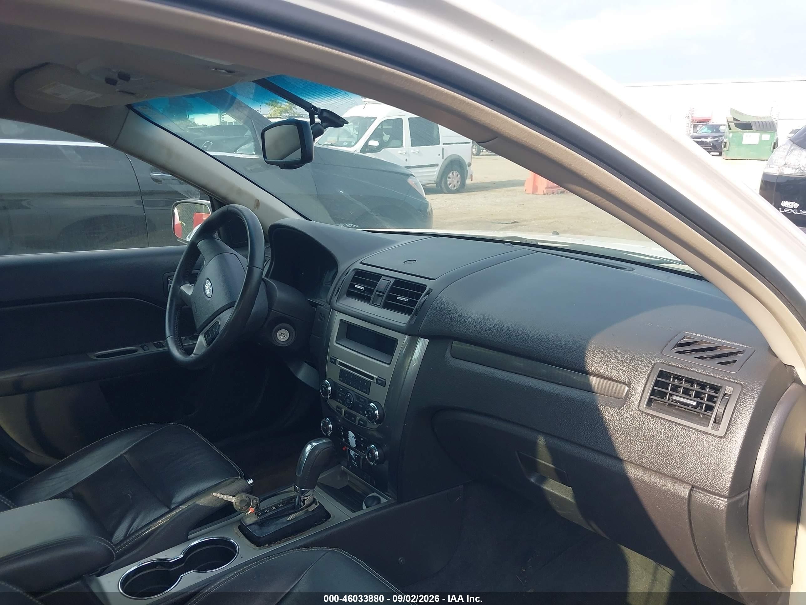 2010 Ford Fusion Sel White vin: 3FAHP0JA9AR259664