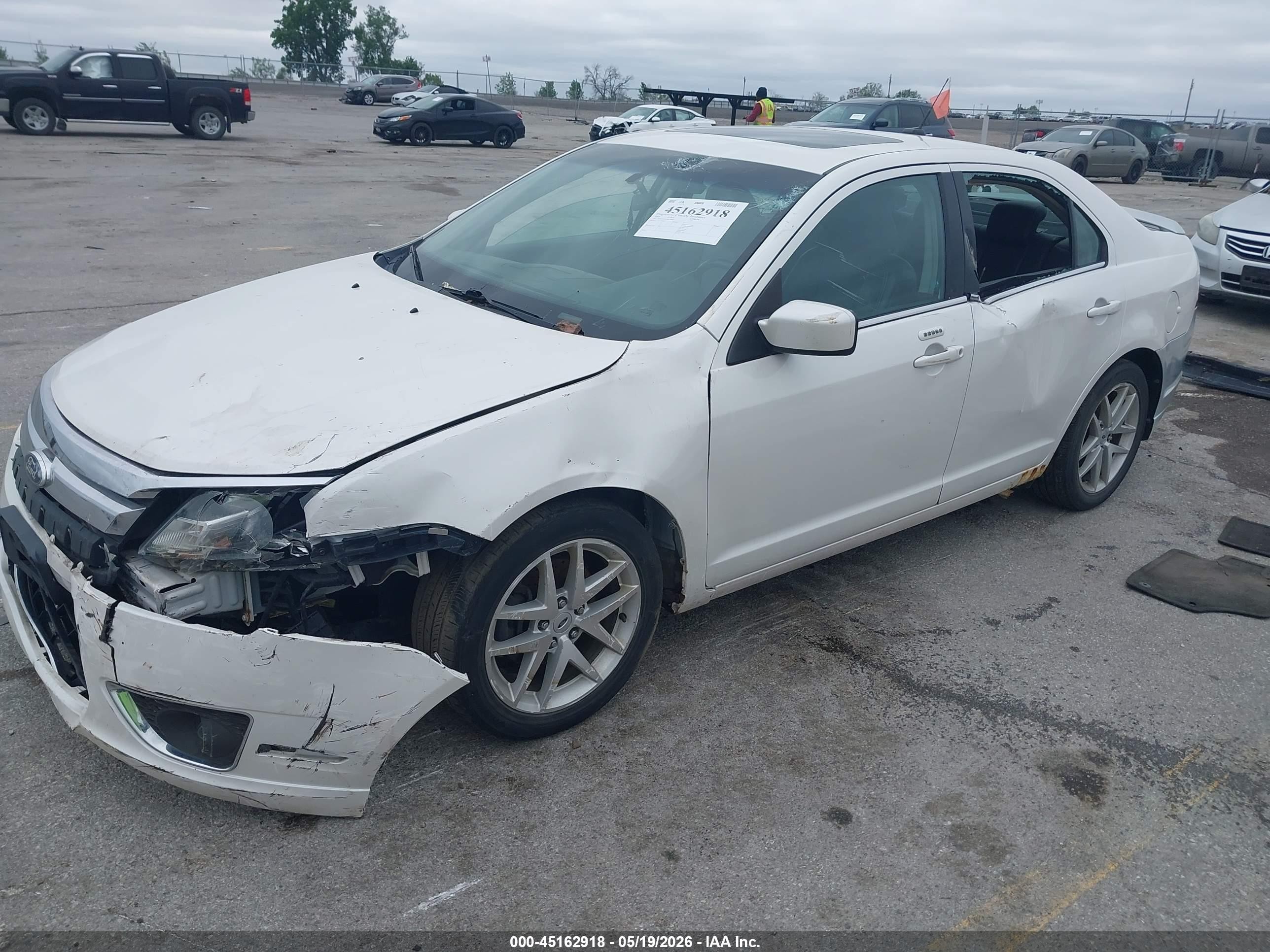 2010 Ford Fusion Sel Белый vin: 3FAHP0JA9AR278800