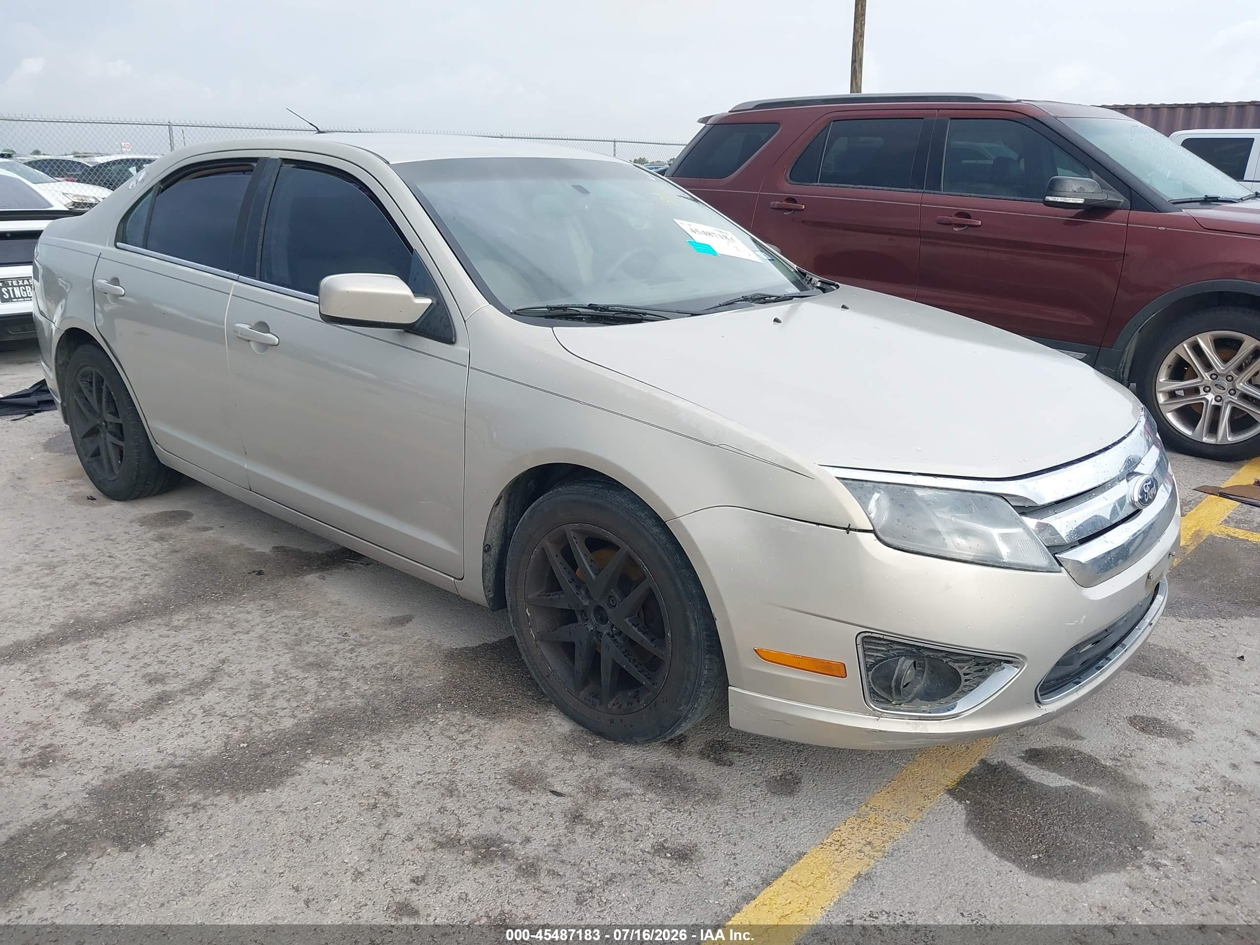 2010 Ford Fusion Sel Бежевый vin: 3FAHP0JA9AR320513