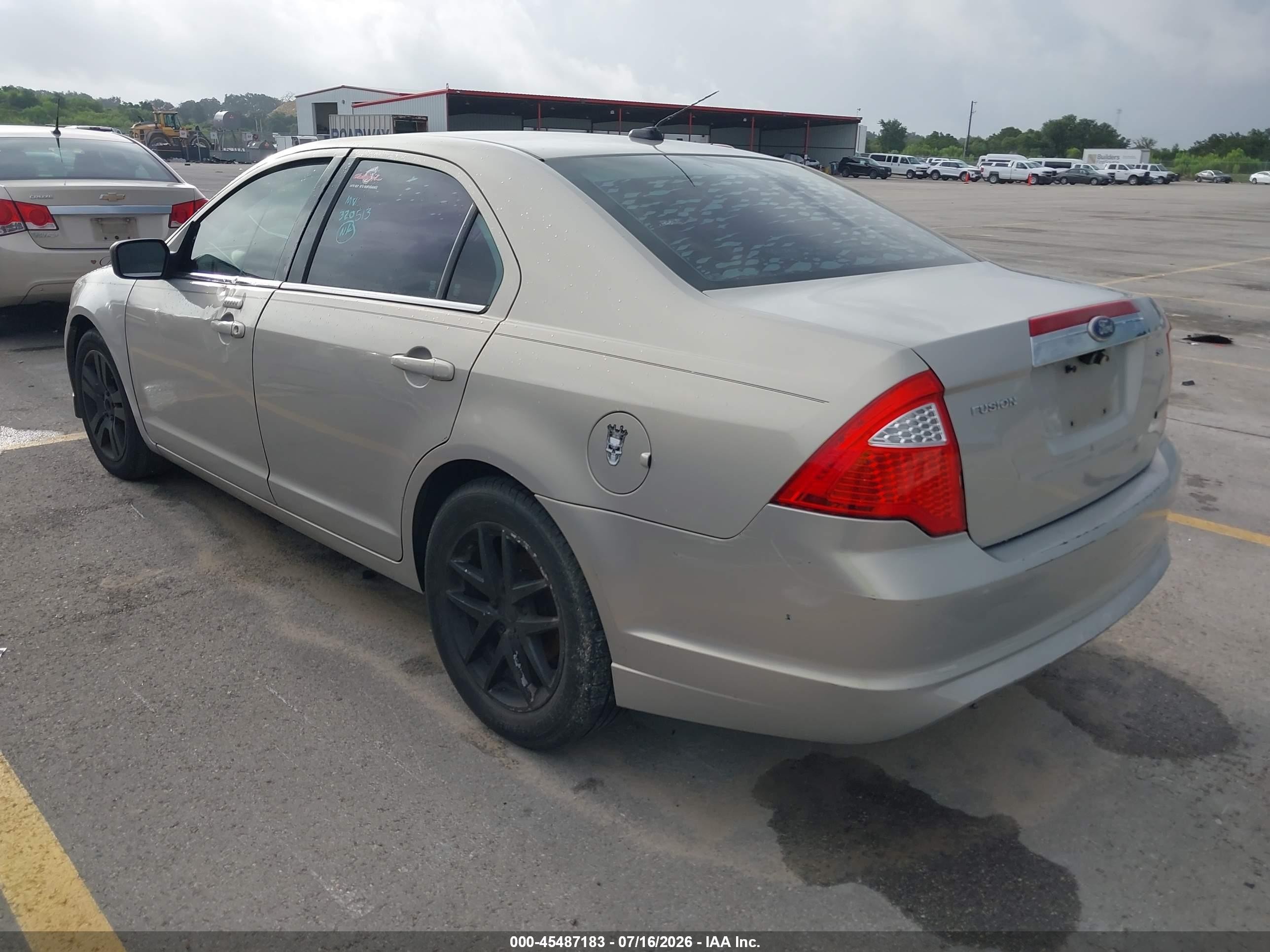 2010 Ford Fusion Sel Beige vin: 3FAHP0JA9AR320513