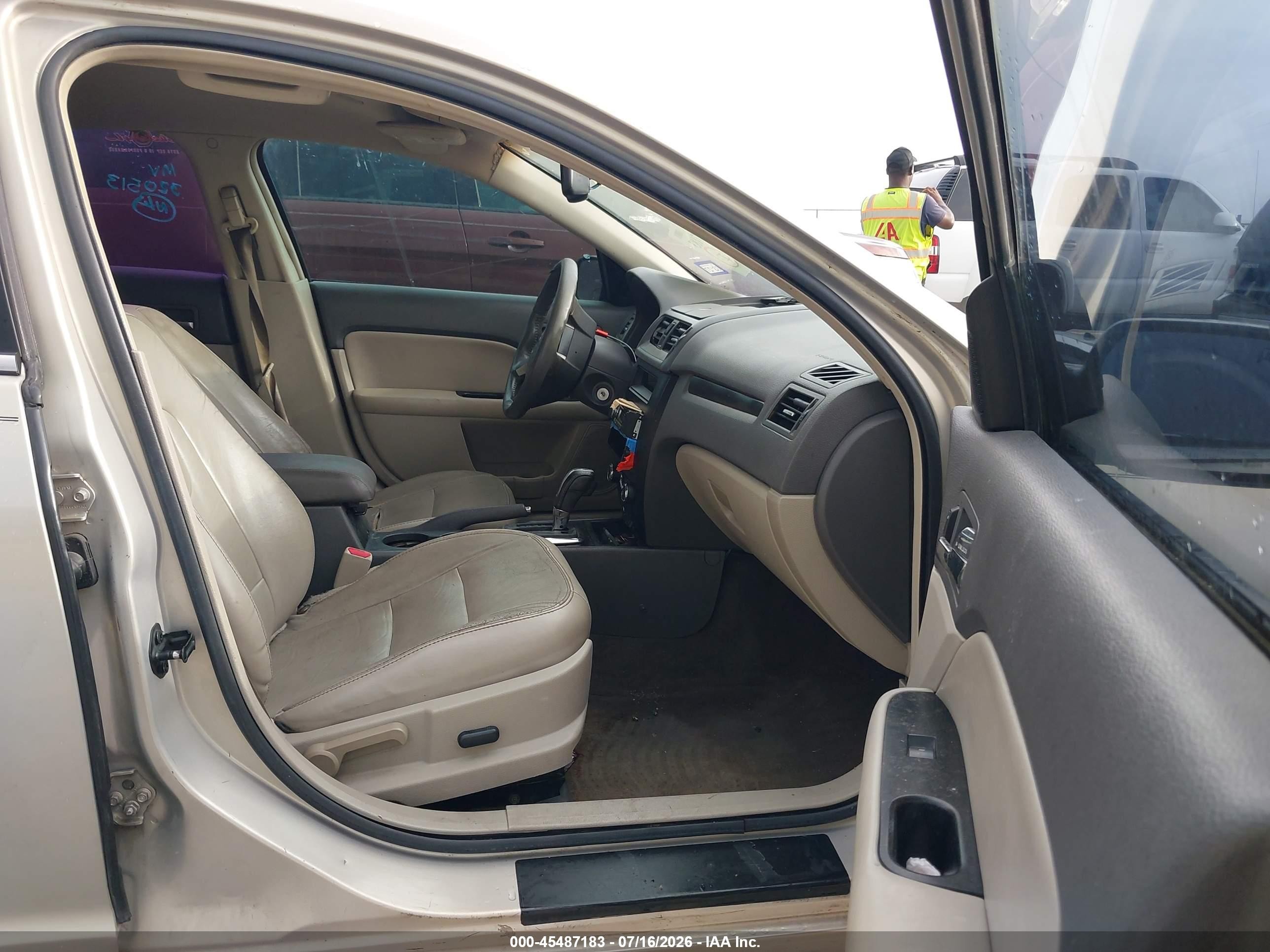 2010 Ford Fusion Sel Beige vin: 3FAHP0JA9AR320513