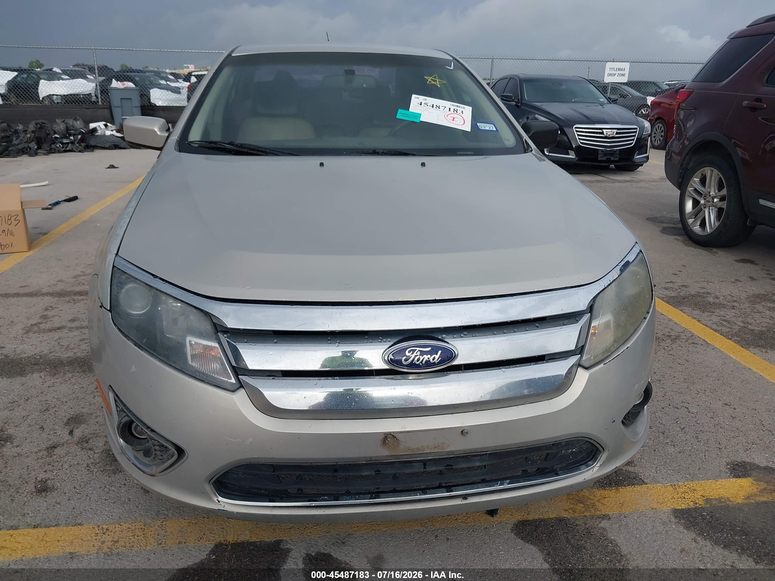 2010 Ford Fusion Sel Beige vin: 3FAHP0JA9AR320513