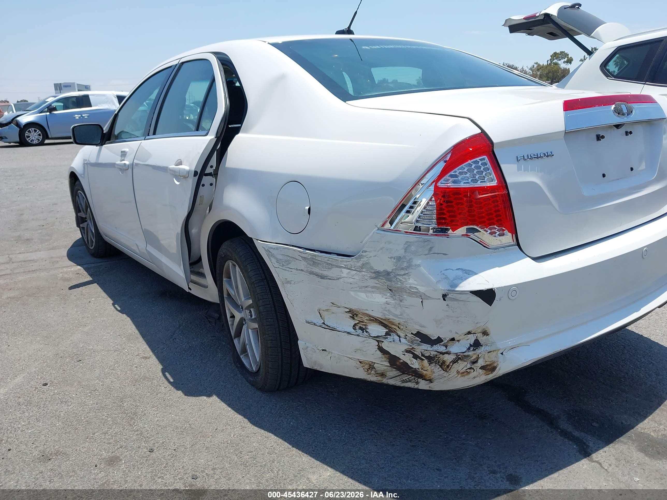 2011 Ford Fusion Sel White vin: 3FAHP0JA9BR221773
