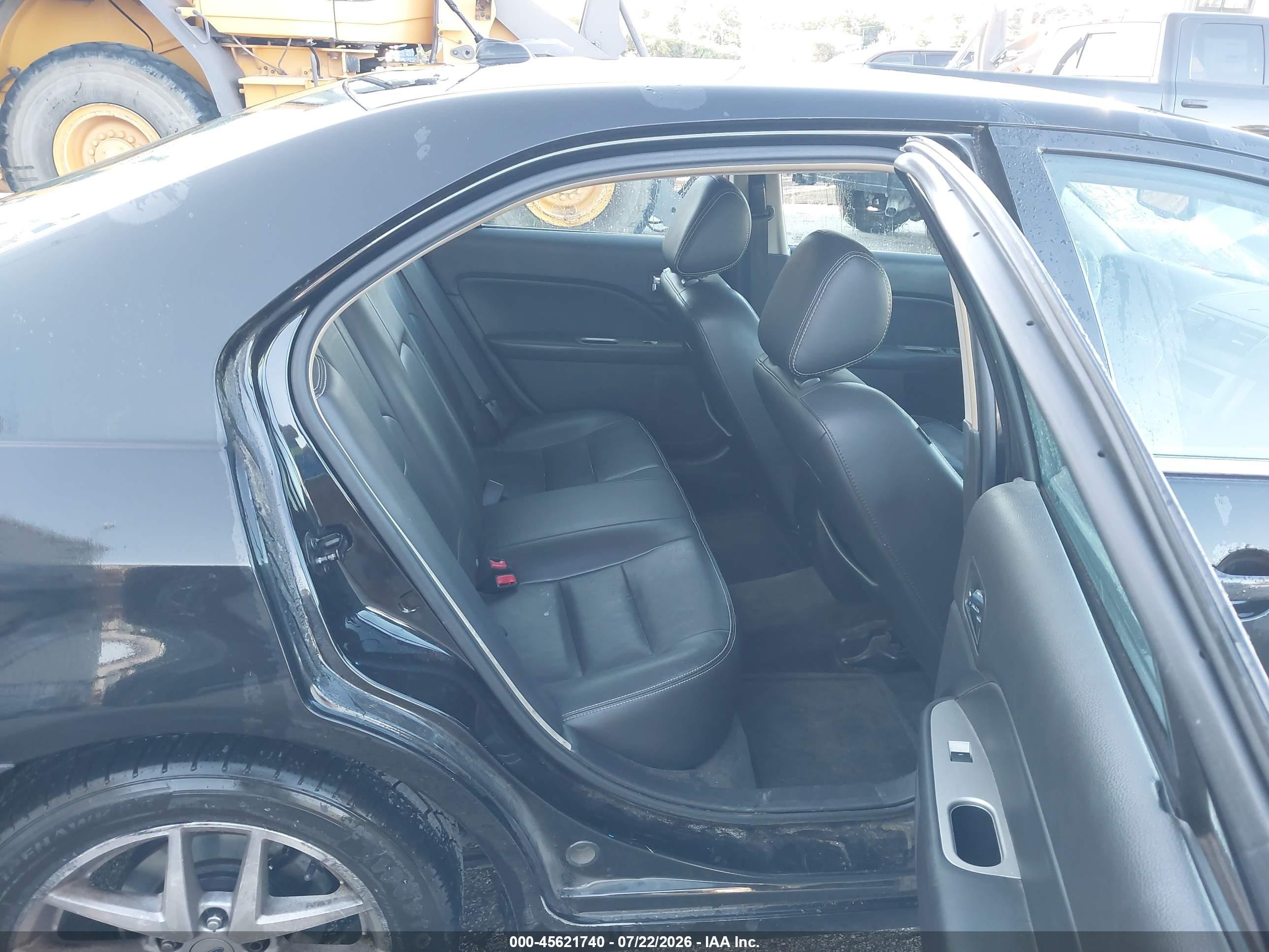 2011 Ford Fusion Sel Black vin: 3FAHP0JA9BR237875