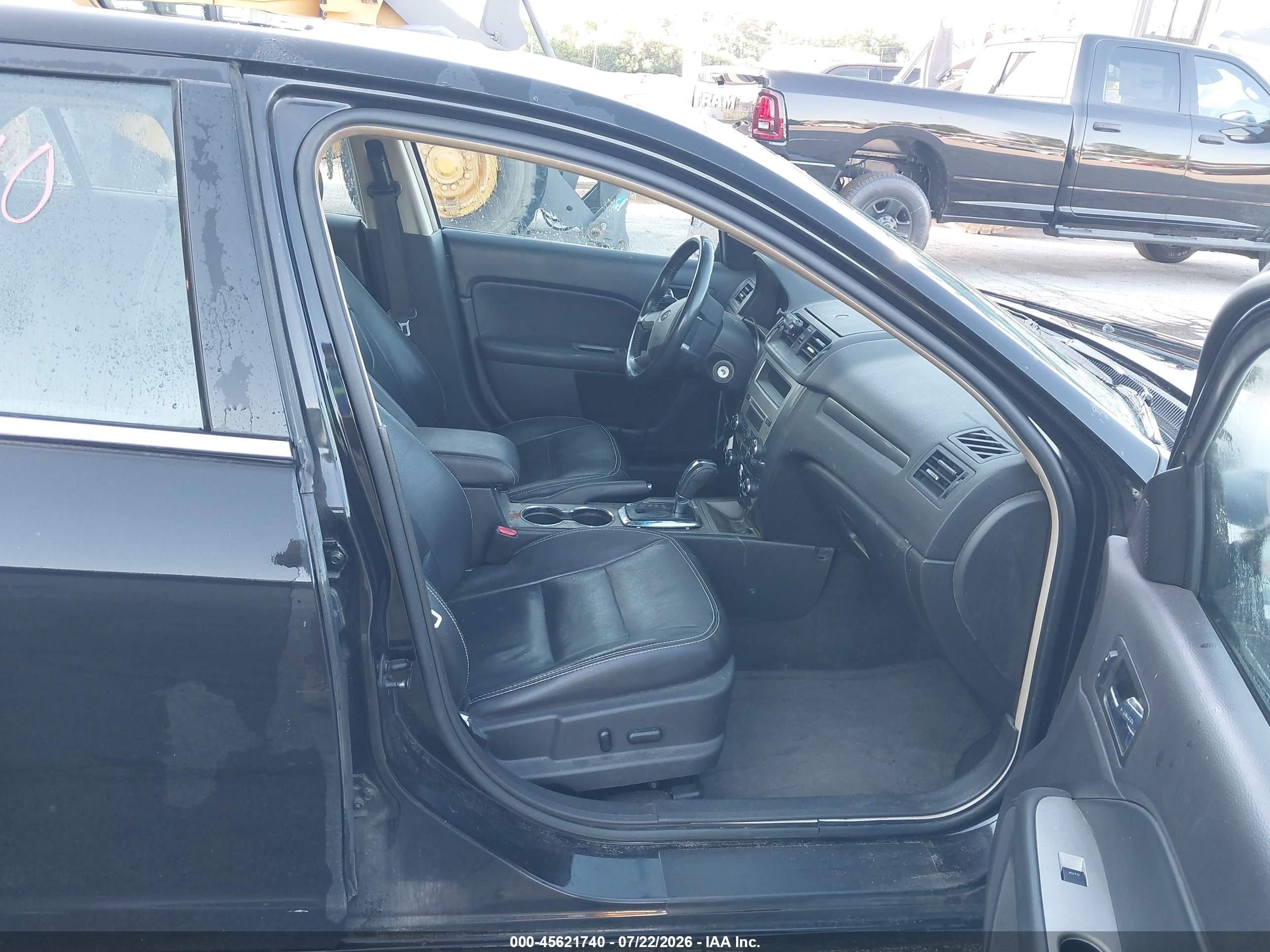 2011 Ford Fusion Sel Black vin: 3FAHP0JA9BR237875