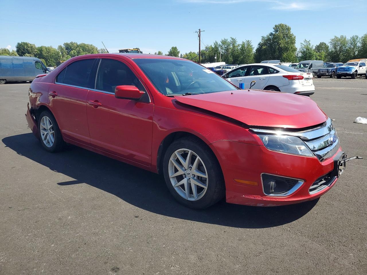 2011 Ford Fusion Sel Red vin: 3FAHP0JA9BR280175