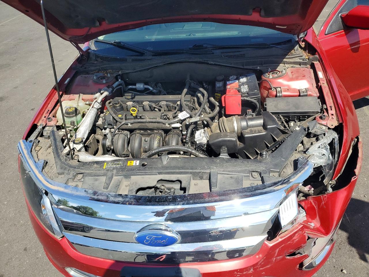 2011 Ford Fusion Sel Red vin: 3FAHP0JA9BR280175