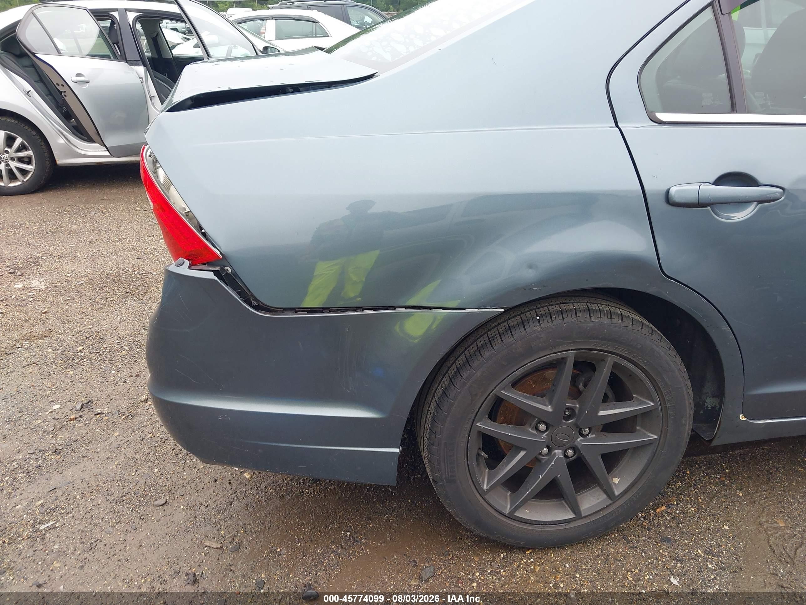 2012 Ford Fusion Sel Blue vin: 3FAHP0JA9CR147501