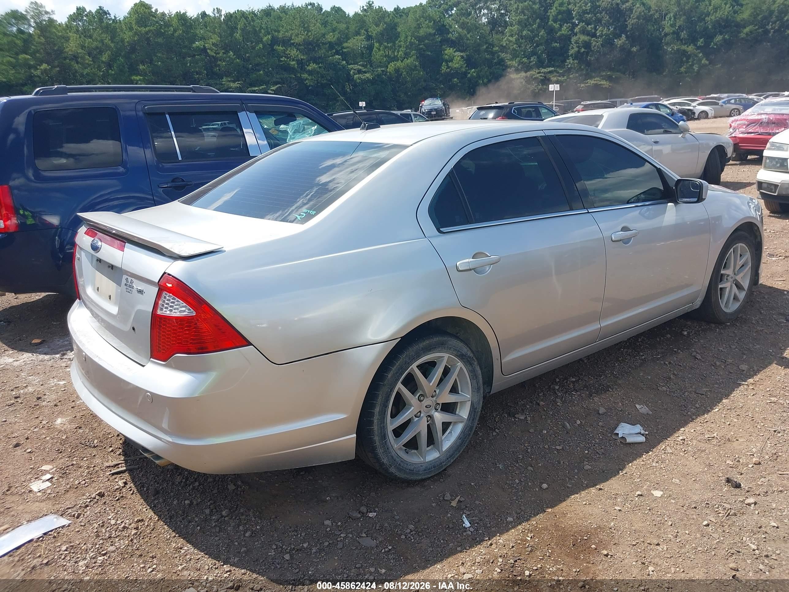 2012 Ford Fusion Sel Silver vin: 3FAHP0JA9CR229213